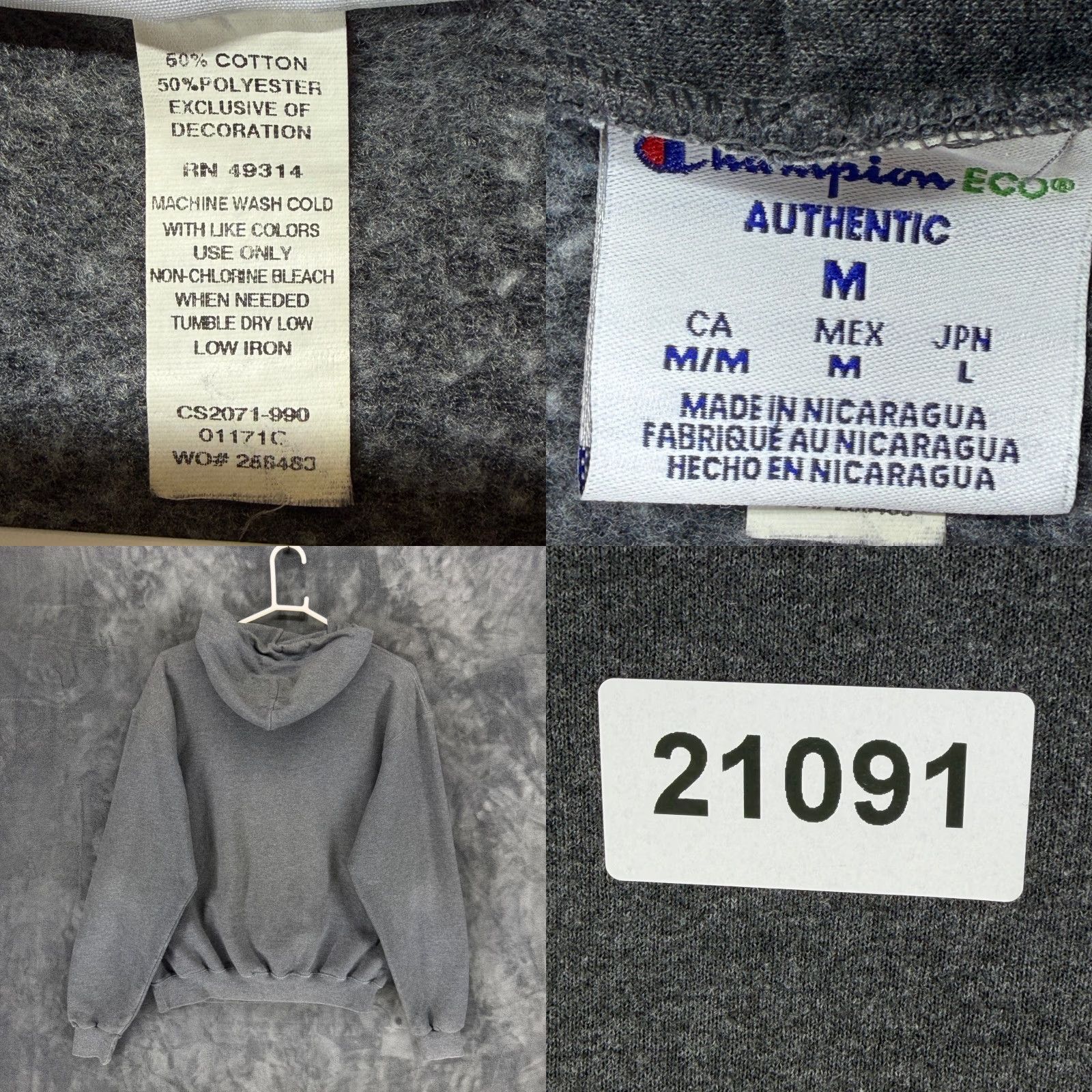 Champion Champion Princeton University Tigers Hoodie Sweatshirt Gray M Crewneck Pullover Size US M / EU 48-50 / 2 - 8 Thumbnail