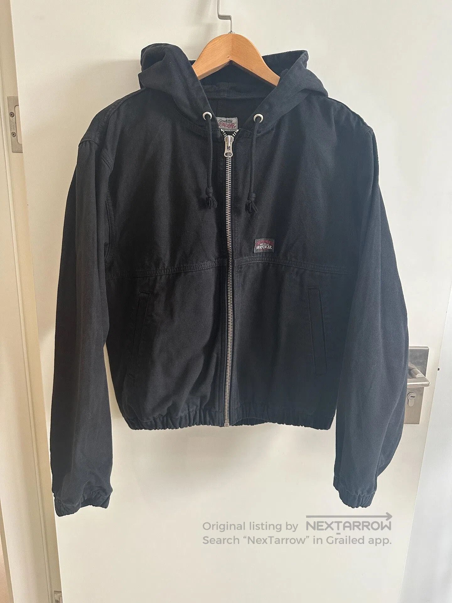 Stussy Stussy S Talk Melton Varsity Jacket Black | Grailed