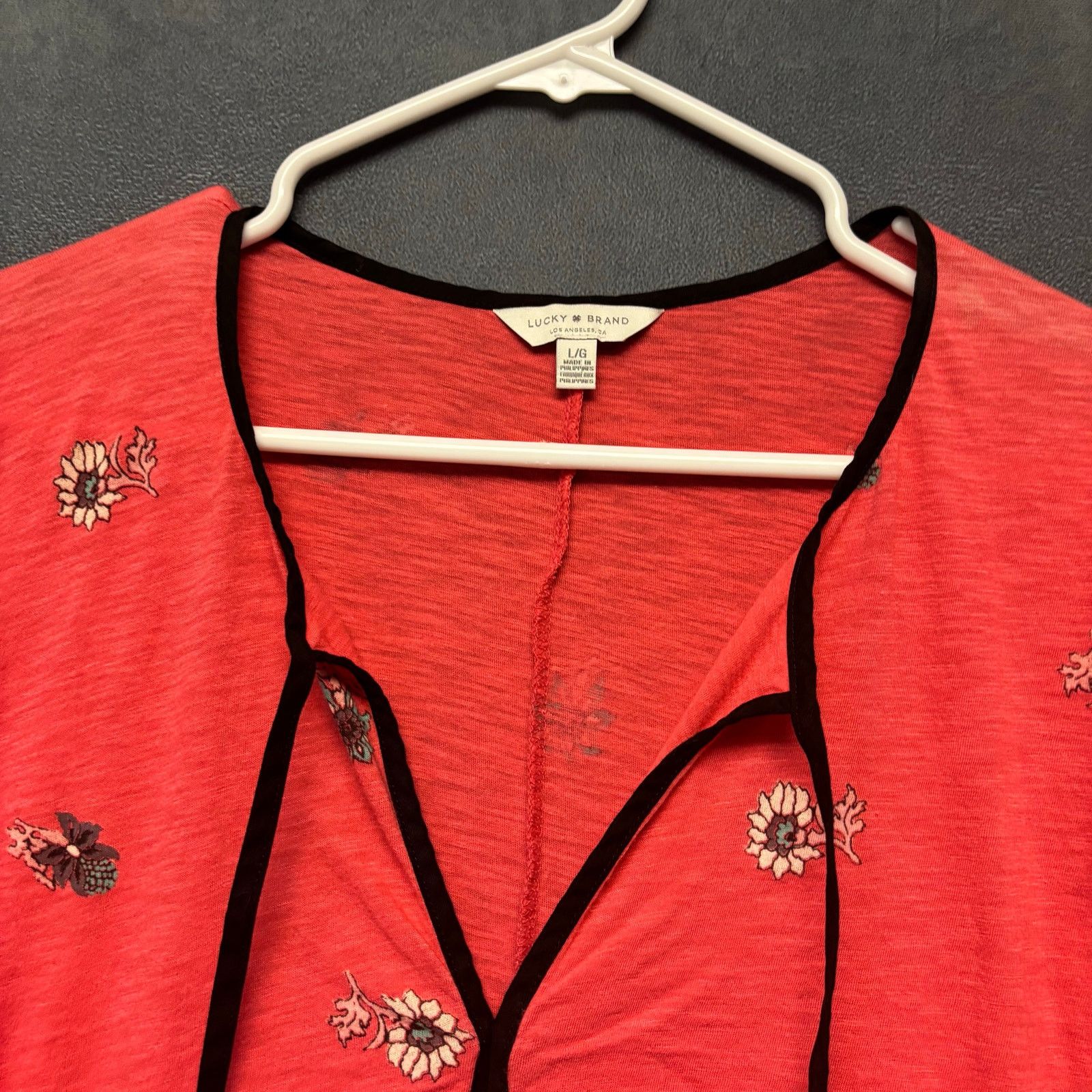 Lucky Brand Lucky Brand Babydoll Blouse Boho Hippy Peasant Cottage Fairy Size L / US 10 / IT 46 - 11 Thumbnail