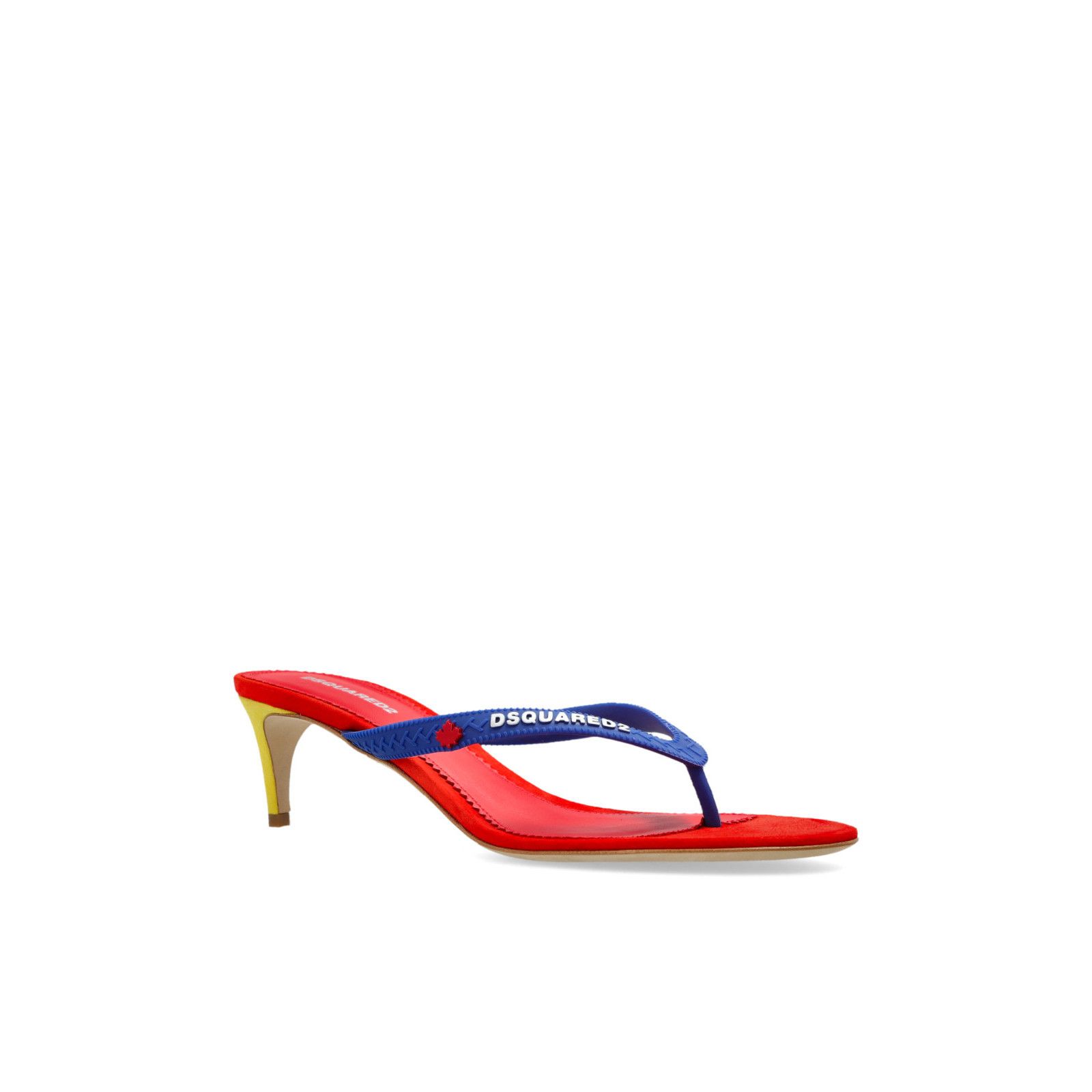 Dsquared2 DSQUARED2 Multicolor Heeled Thong Sandals New & Authentic (W Size US 8.5 / IT 38.5 - 2 Thumbnail