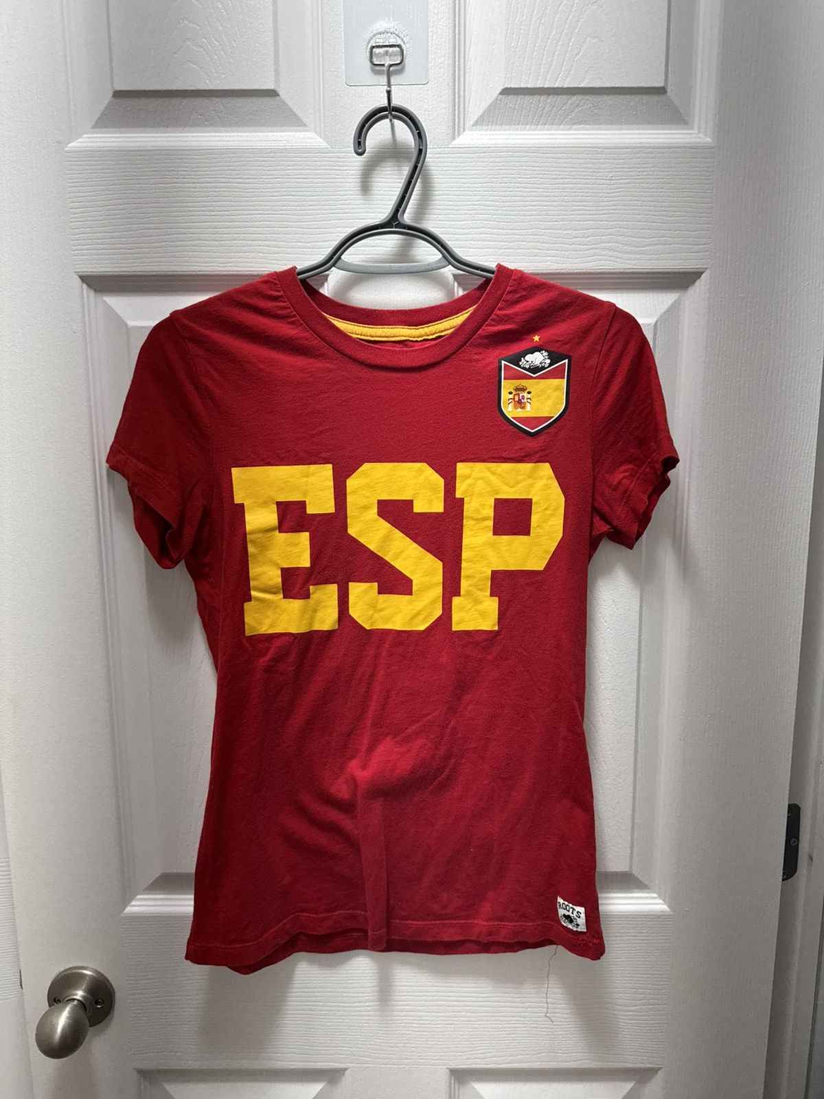 Roots Roots ESP Spain Football Soccer Shirt Red #6 Mikel Merino Size US S / EU 44-46 / 1 - 1 Thumbnail