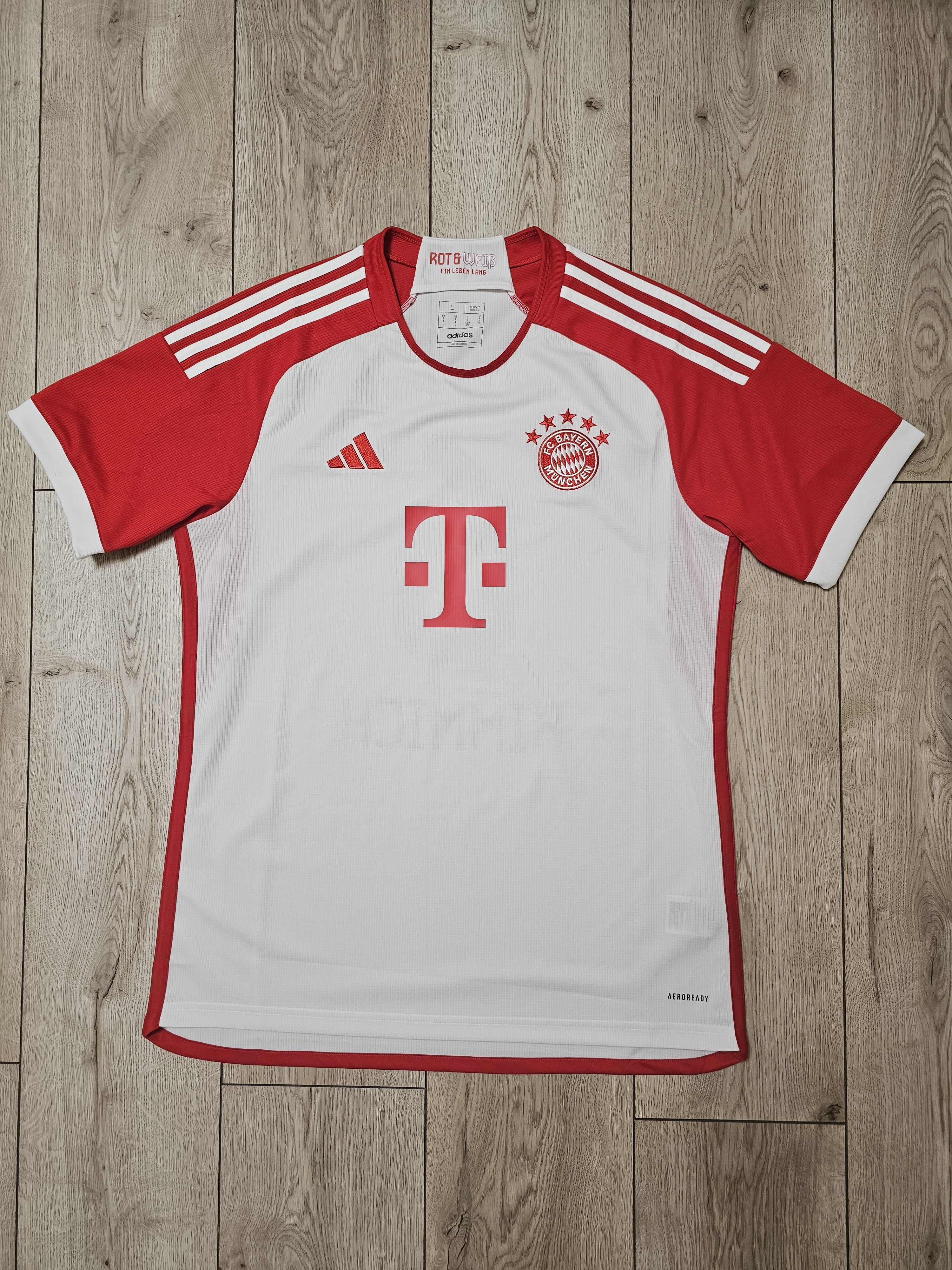 Adidas BAYERN MUNICH 2023 2024 HOME KIMMICH FOOTBALL SOCCER JERSEY Size US L / EU 52-54 / 3 - 2 Thumbnail