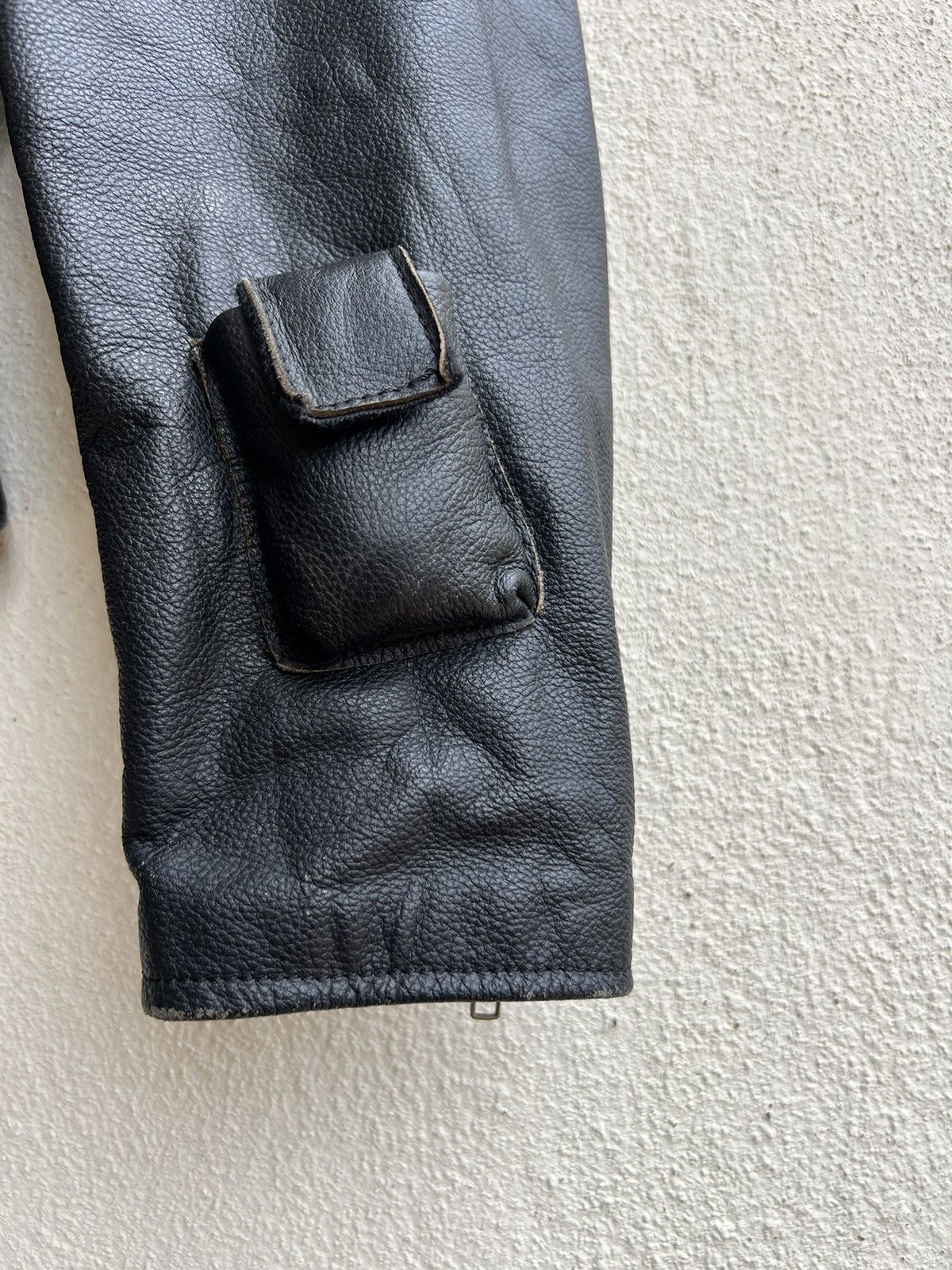 Leather Vintage KOMINE Japan Black Cow Leather Motorcycle Jacket Size US M / EU 48-50 / 2 - 12 Thumbnail