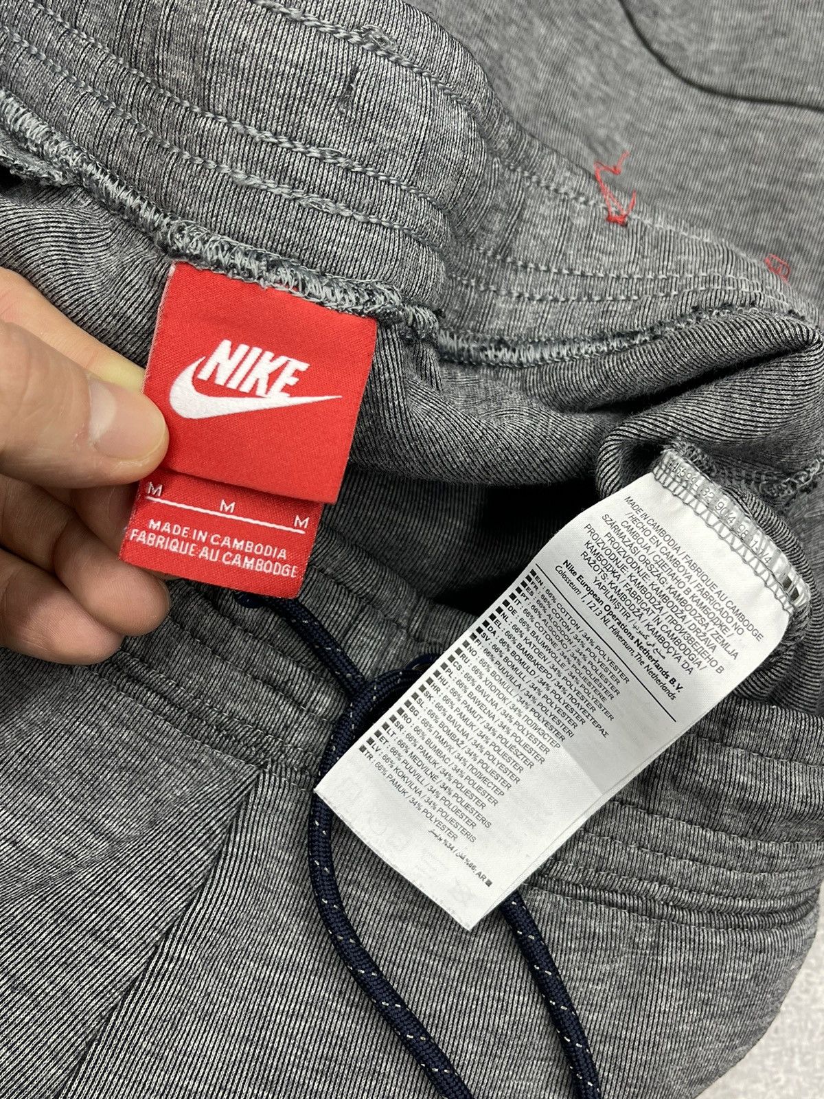Nike Mens Nike Tech Fleece Grey Sweatpants Drill Drip ACG TN Size US 32 / EU 48 - 9 Thumbnail