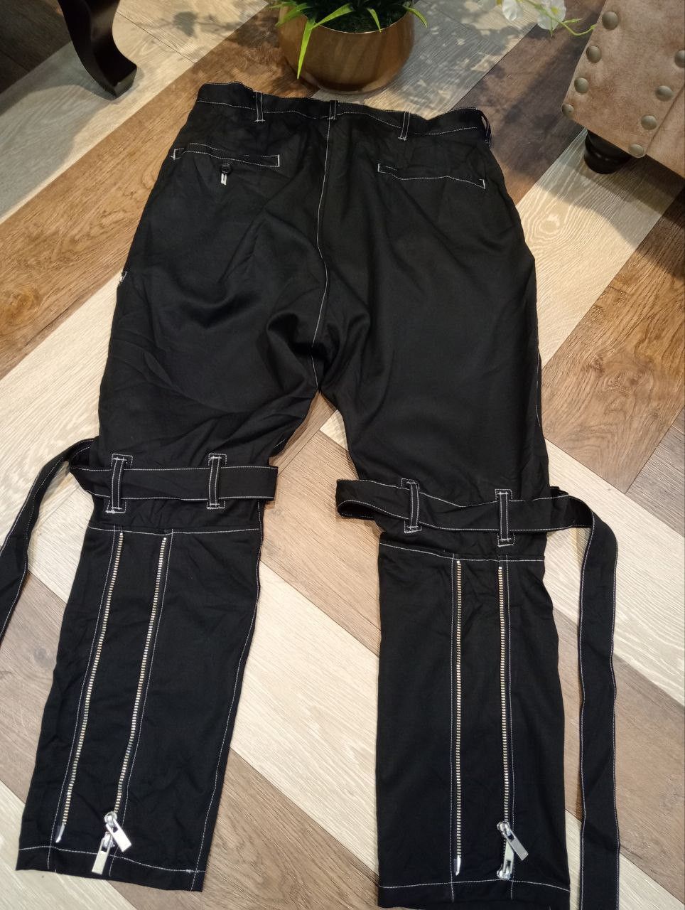 Sulvam SULVAM JAPAN PUNK BANDAGE PANTS - SIZE S Size US 30 / EU 46 - 9 Thumbnail