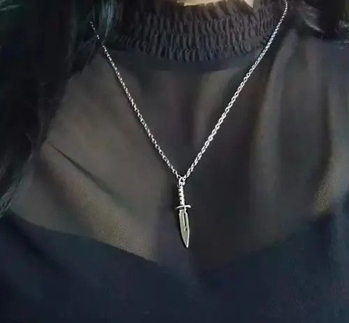 Jewelry Hamaoka x Matsu Gothic Knife Dagger Necklace Size ONE SIZE - 6 Thumbnail
