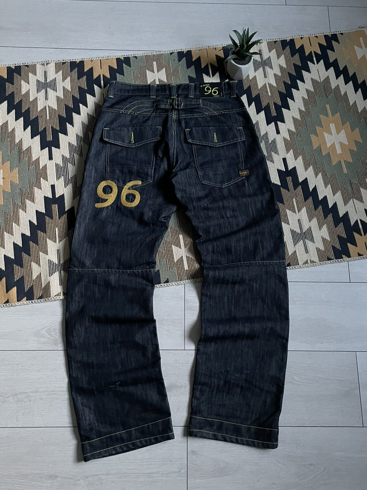 Vintage G-star Raw Big Logo 96 Y2K Baggy Denim Jeans