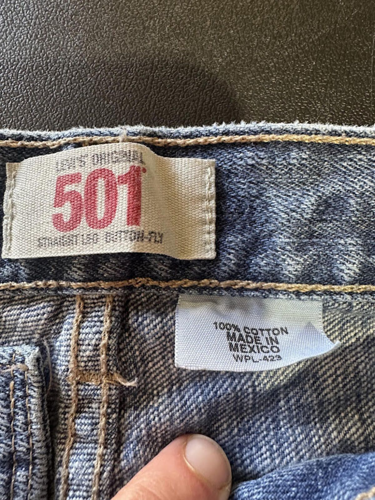 Levi's Levi’s 501 Straight Leg Jeans 32x32 Size US 32 / EU 48 - 2 Thumbnail