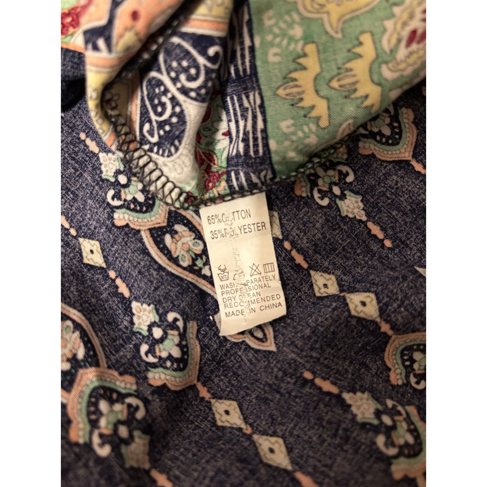 The Unbranded Brand Boho Multi-Color Paisley Dress One Size Size ONE SIZE - 6 Thumbnail