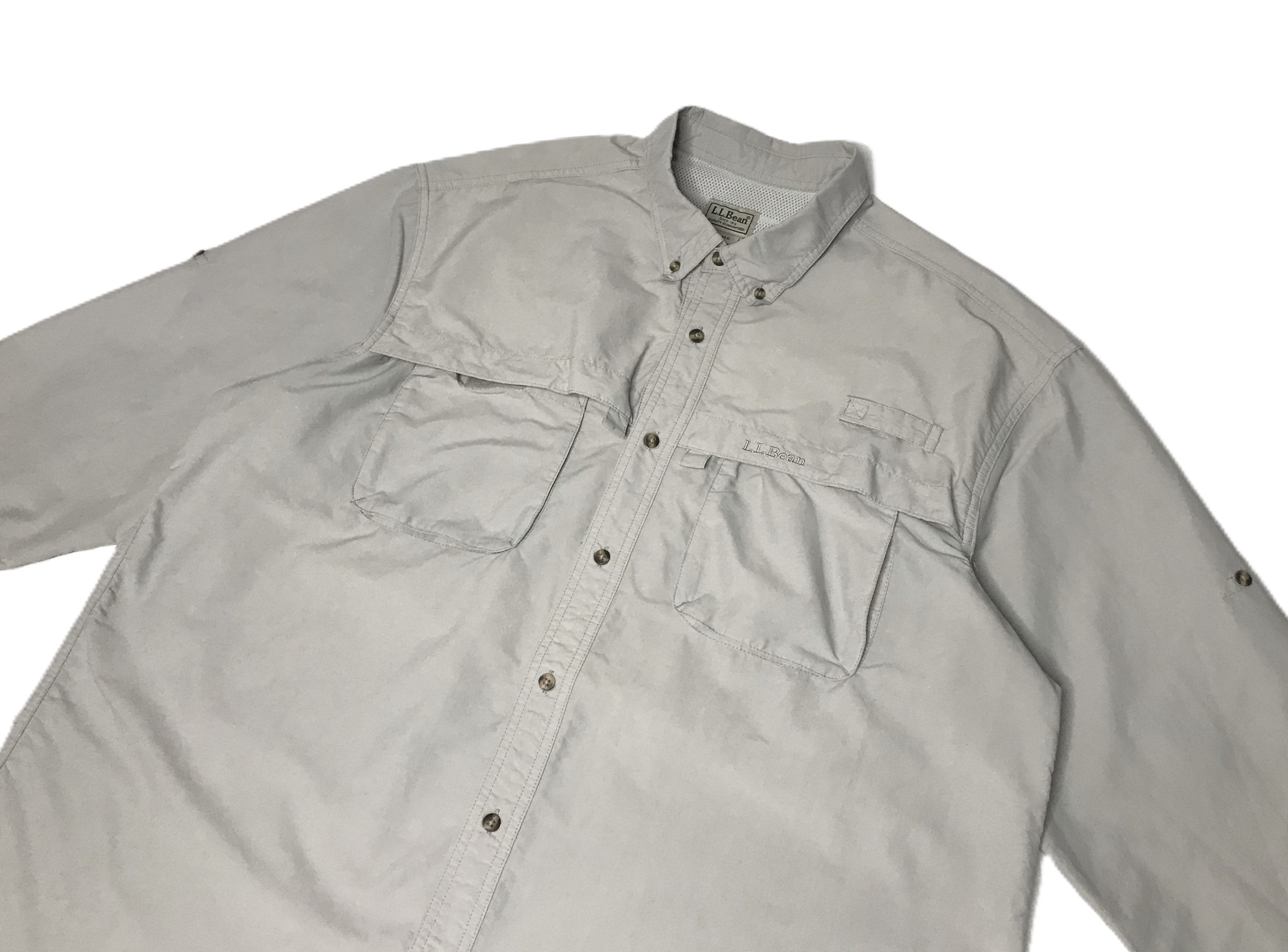 L.L. Bean L.L. Bean Shirt Mens Nylon Outdoors Fishing Shirt Size US XL / EU 56 / 4 - 3 Thumbnail