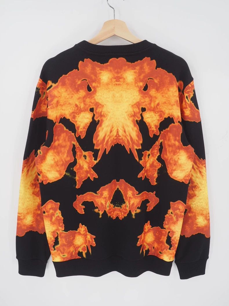 Givenchy Givenchy black flame hoodie Size US M / EU 48-50 / 2 - 2 Thumbnail