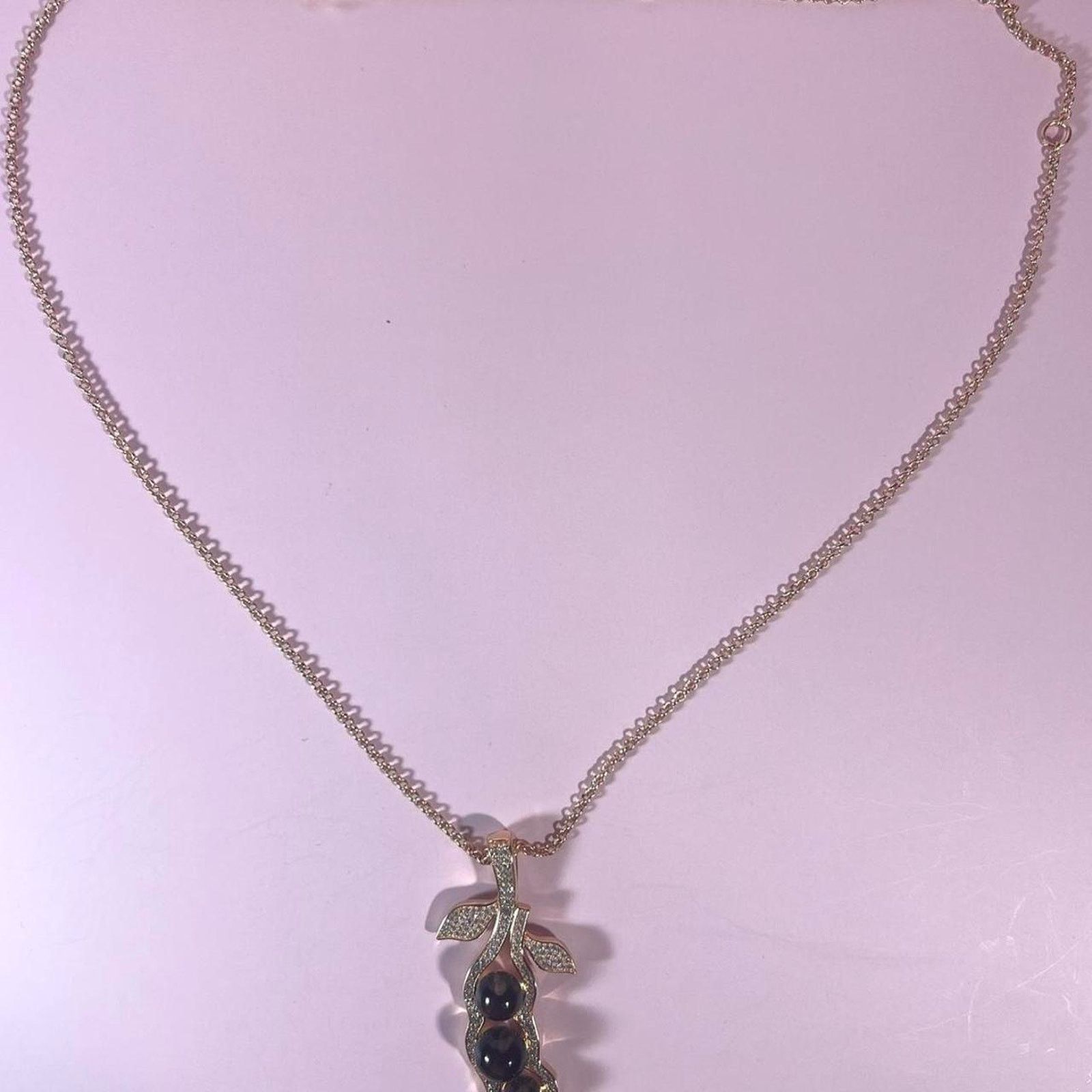 Jewelry Hespera rose gold pea pod necklace Size ONE SIZE - 2 Thumbnail
