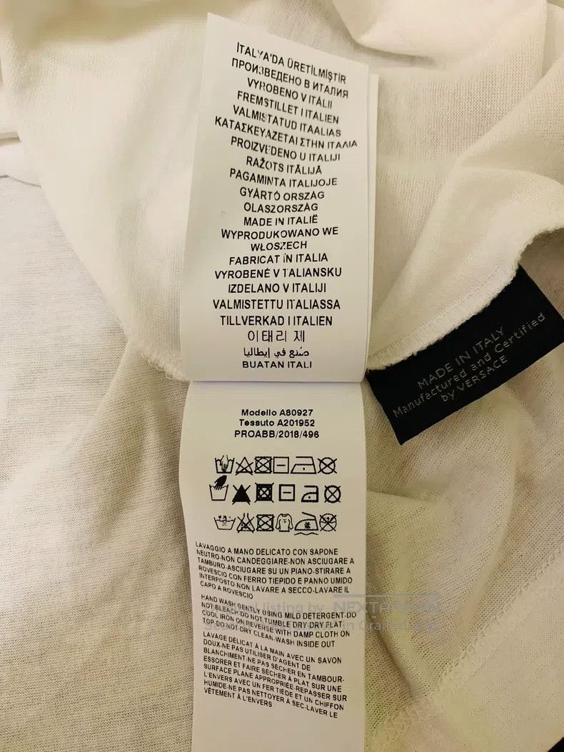 Versace Versace A diamond Medusa long-sleeved T-shirt Size US L / EU 52-54 / 3 - 7 Thumbnail