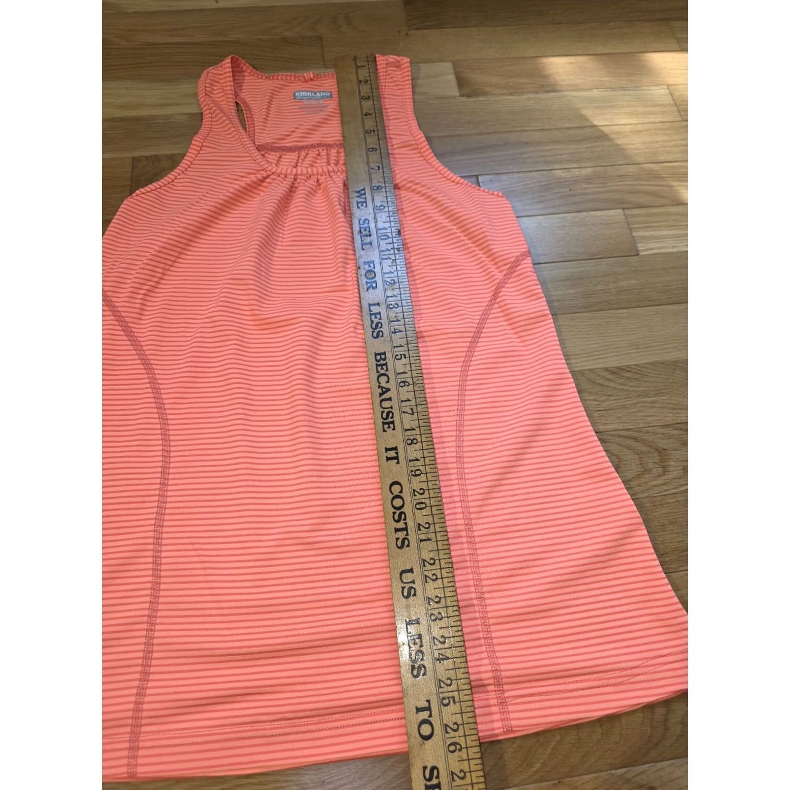 Vintage Kirkland Signature Racer Back Tank Top Blue Women's Medium Orange Stripe Size M / US 6-8 / IT 42-44 - 5 Thumbnail
