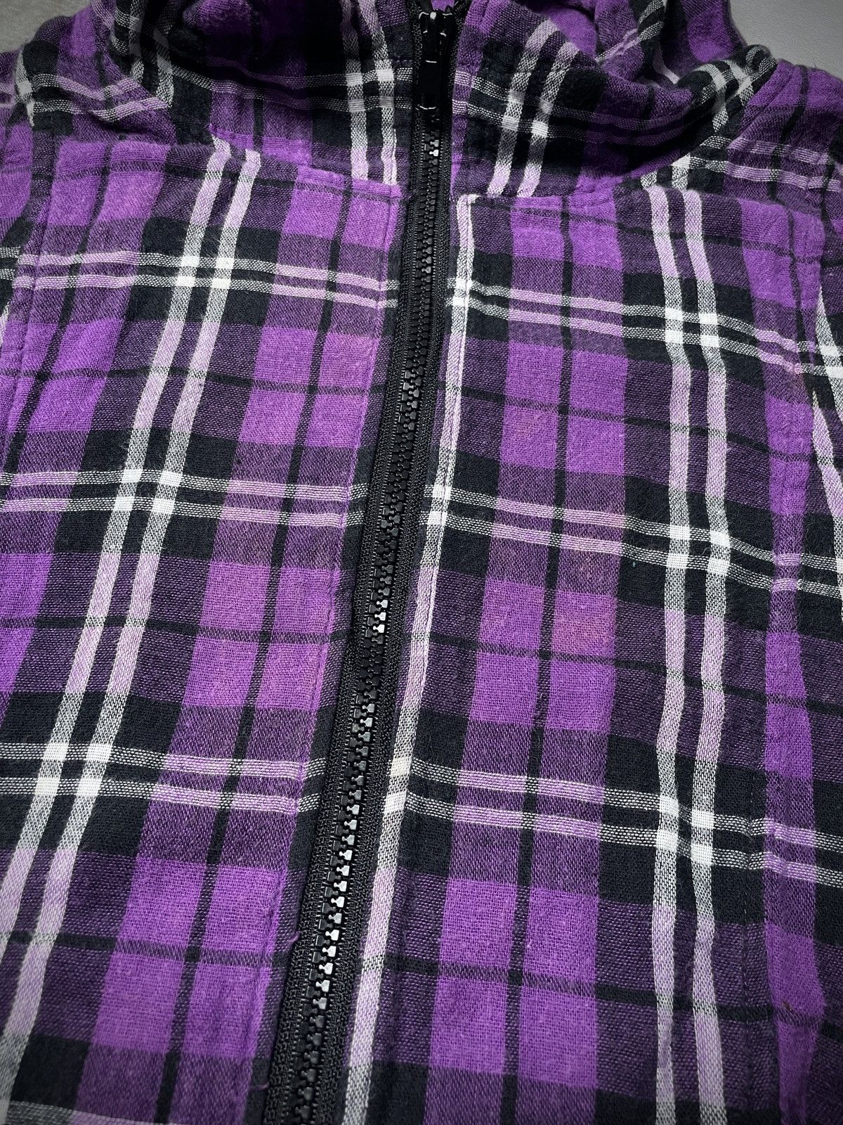 Japanese Brand 2000’s Artemis - LGB Style Plaid Hooded Jacket Size US XS / EU 42 / 0 - 14 Thumbnail
