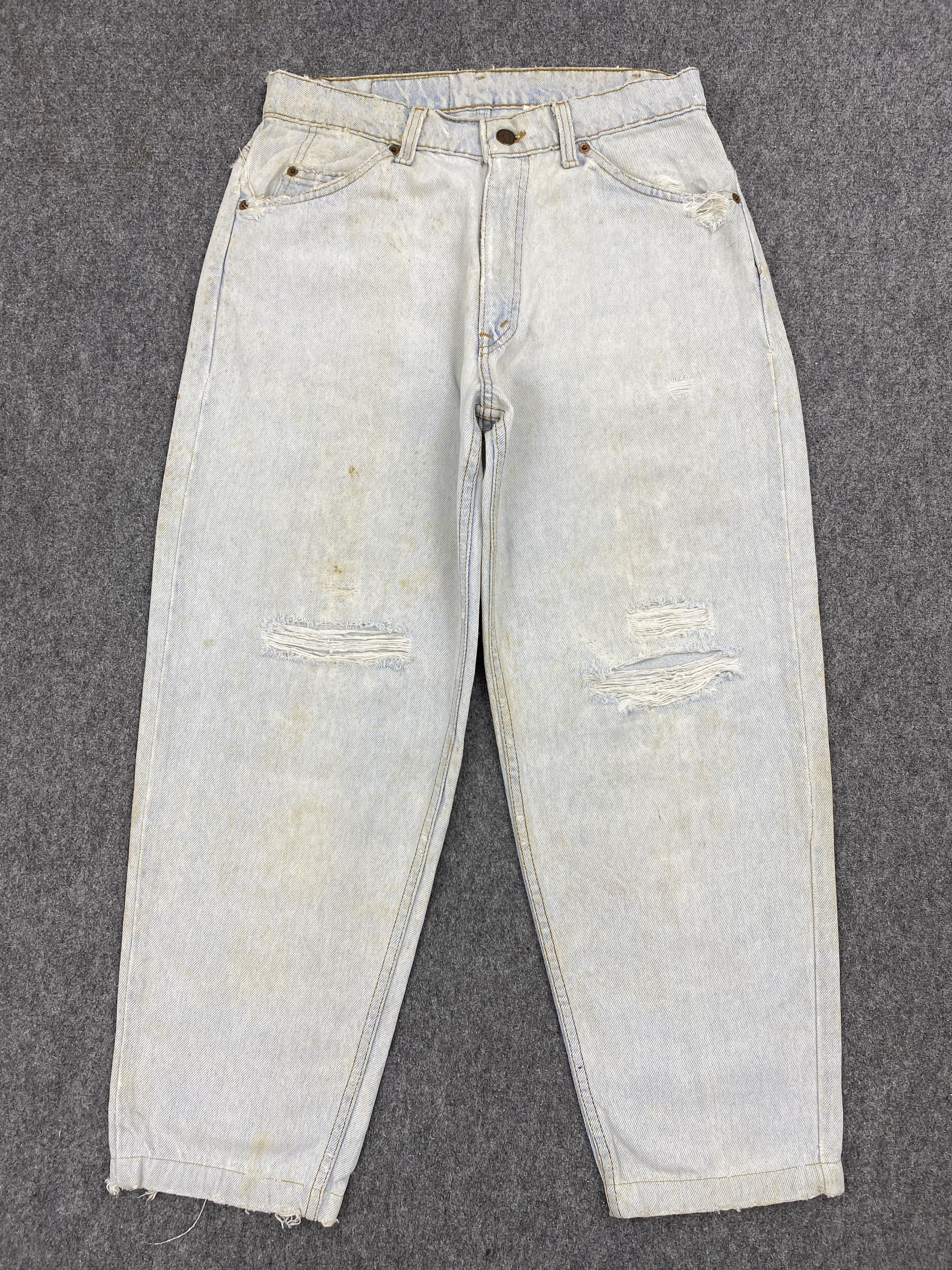 Levi's × Vintage Light Washed Vintage 90s Levis 560 Orange Tabs Jeans Size US 29 - 1 Thumbnail