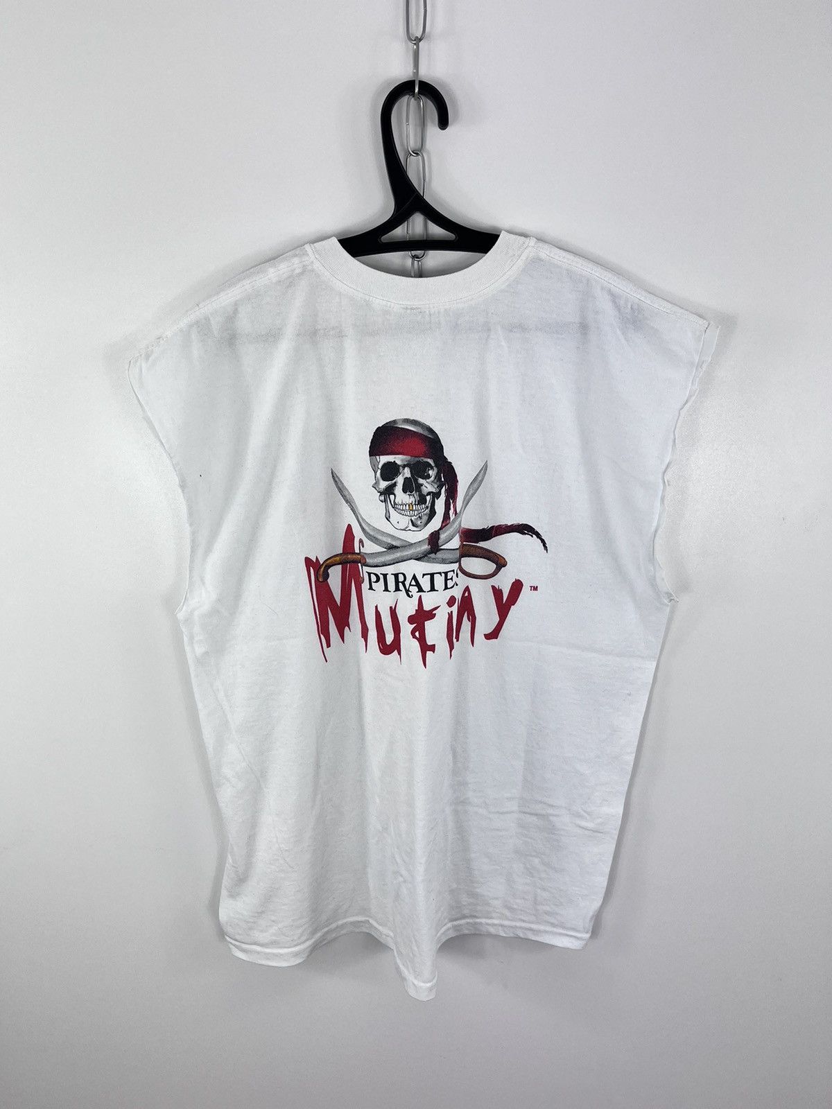 GOREWEAR × Gildan × Vintage Tank Top Sleeveless Pirates Mutiny White Back Big Logo Sz XL Size US XL / EU 56 / 4 - 1 Thumbnail
