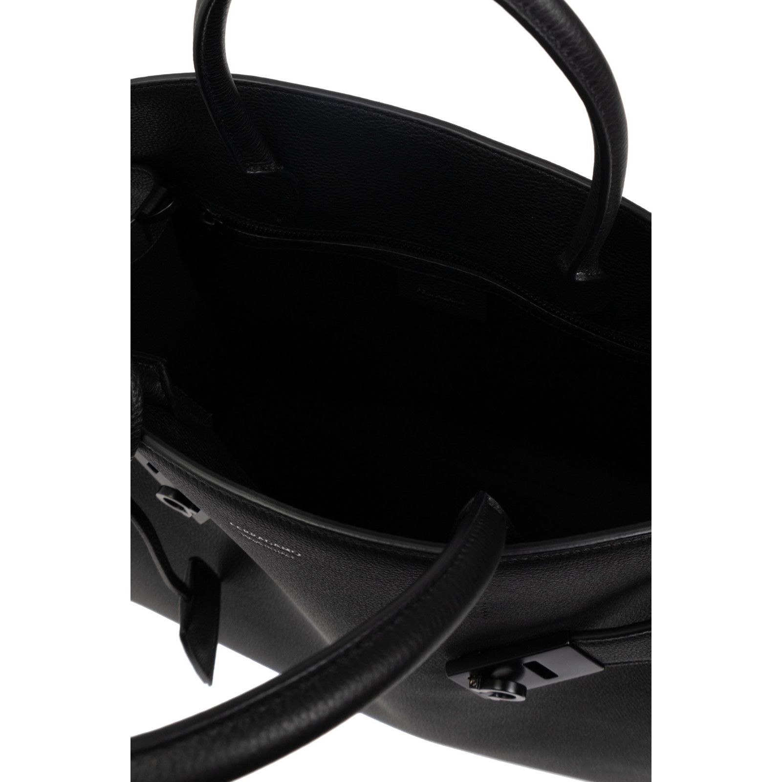 Salvatore Ferragamo FERRAGAMO Hug Black Shopper Tote Bag New & Authentic Size ONE SIZE - 4 Thumbnail