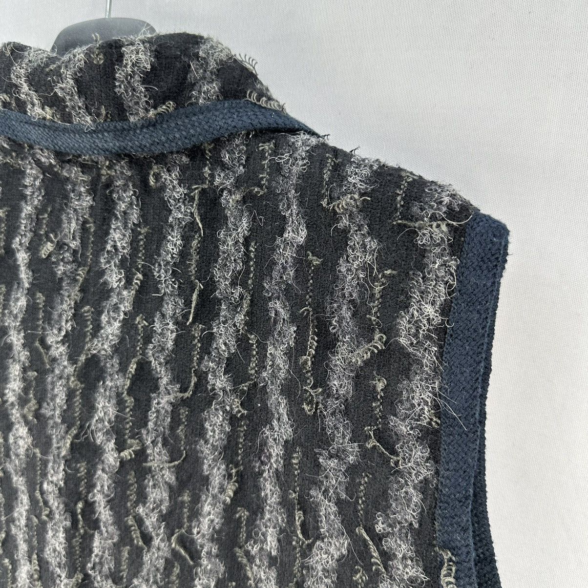 Vintage Vintage 90's Mohair Zipper Vest Design by Allen Size US L / EU 52-54 / 3 - 5 Thumbnail