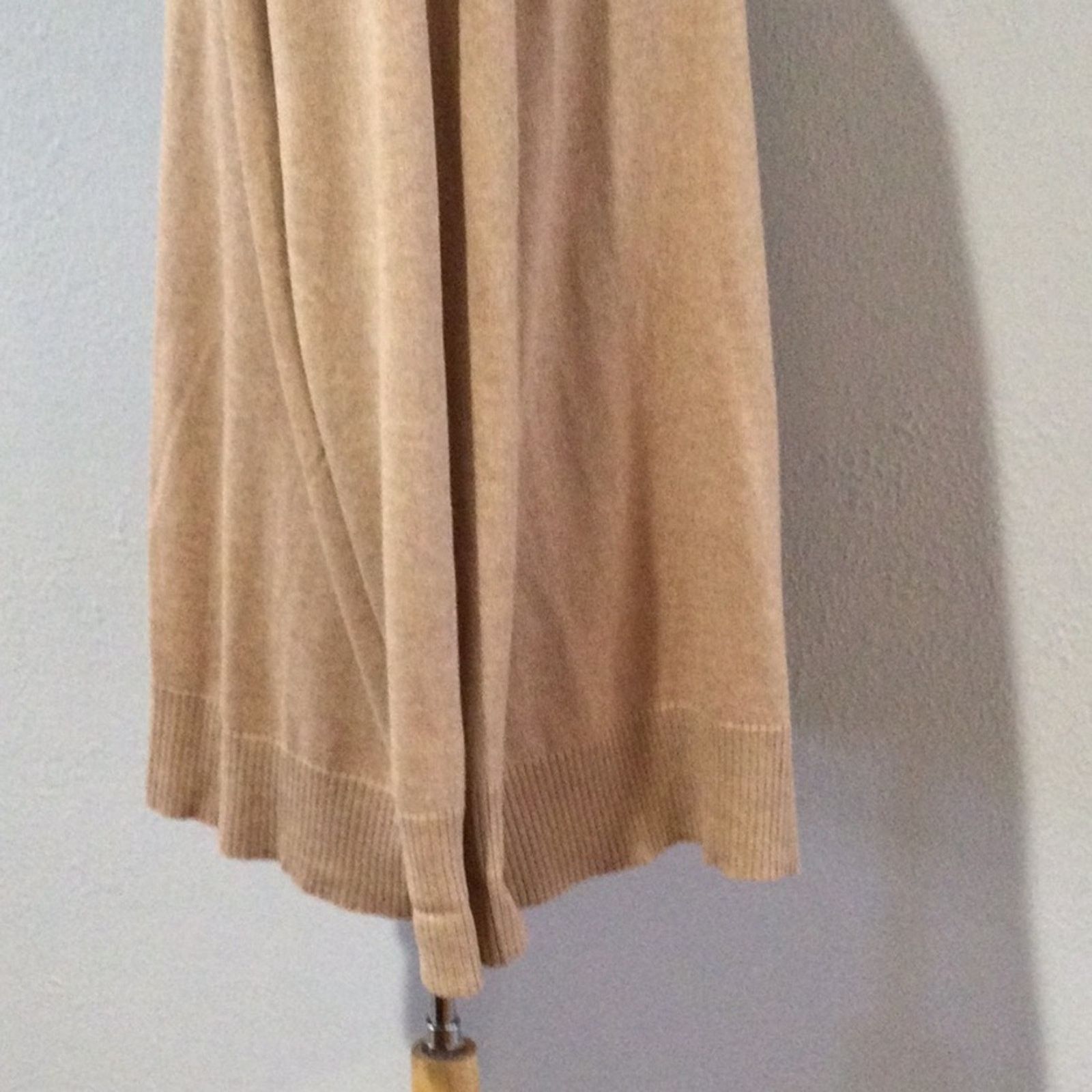 Worthington Worthington Woman Lightweight Tan Open Front Cardigan 4X Size 4XL / US 24-26 - 7 Thumbnail
