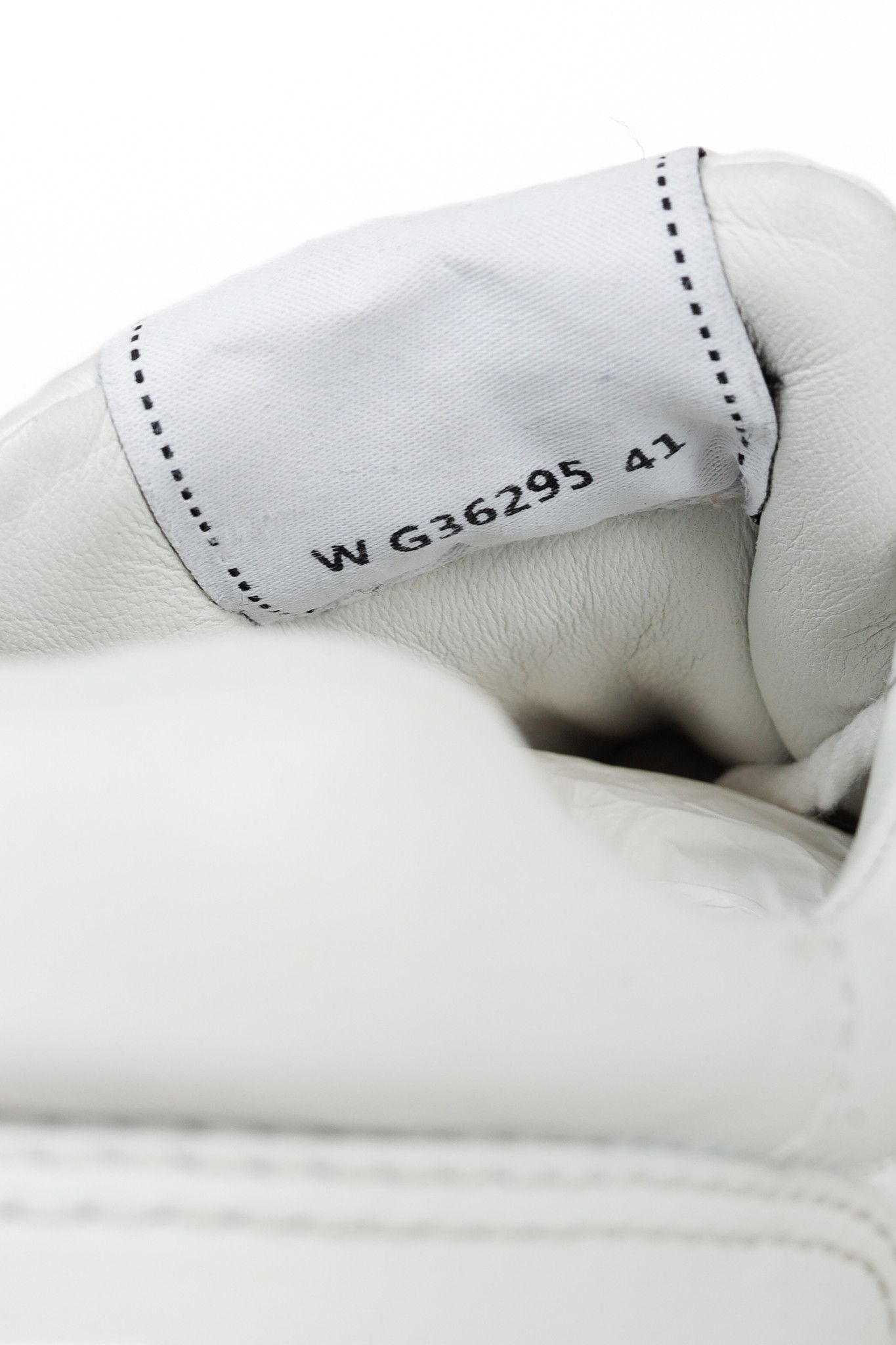 Chanel Chanel White Perforated Logo Leather Lace-Up Sneakers Size US 10.5 / IT 40.5 - 10 Thumbnail