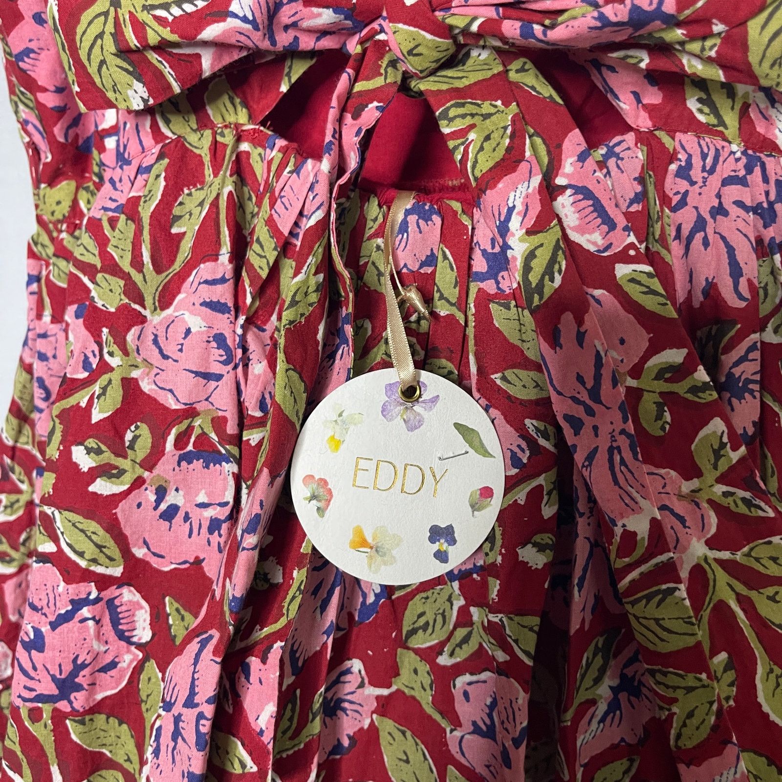 Other New Eddy GAVIN FRINGE MINI DRESS in RED/BLUSH FLORAL PRINT S Size S / US 4 / IT 40 - 12 Thumbnail
