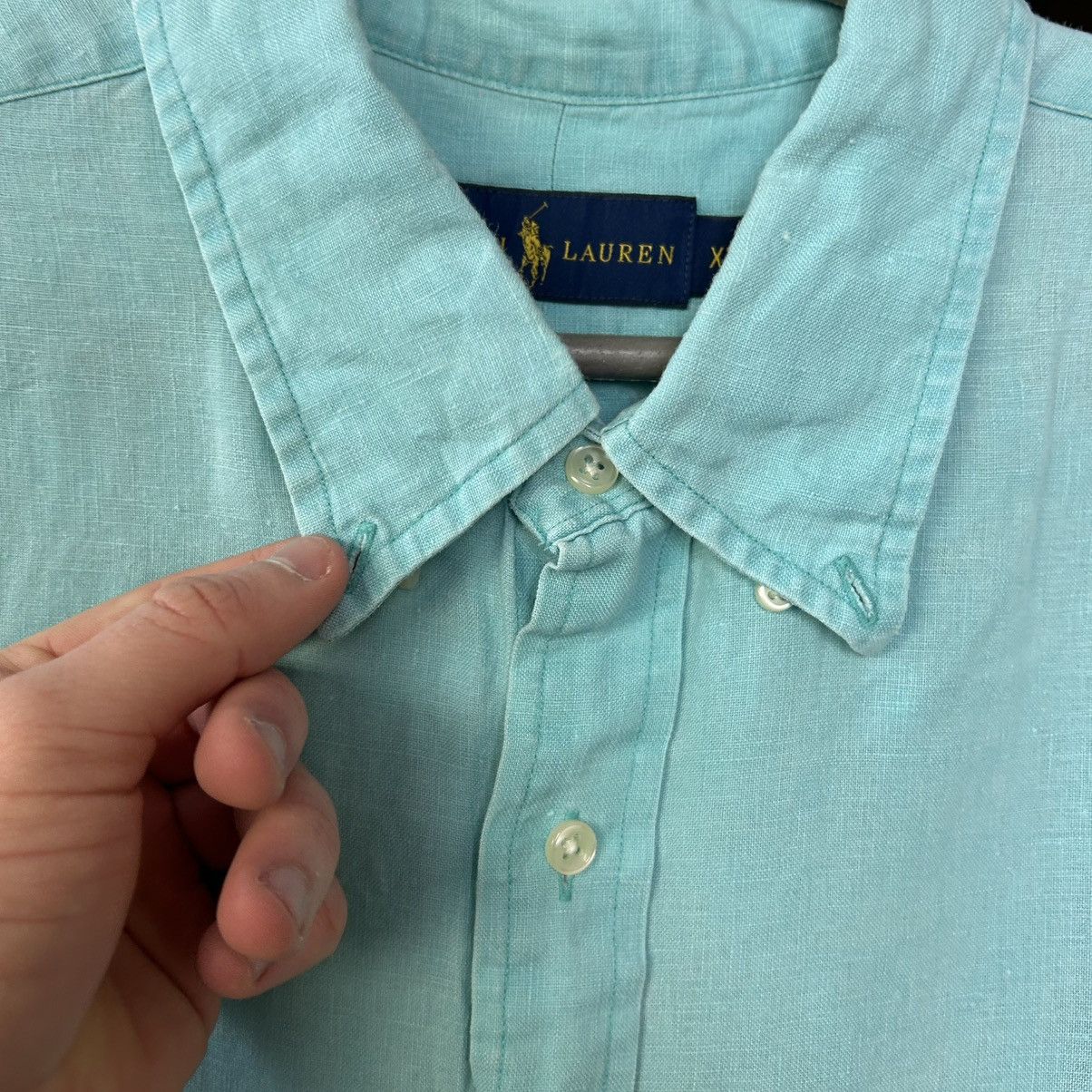 Polo Ralph Lauren Luxury Polo Ralph Lauren Linen 100% Basic button shirt Size US XL / EU 56 / 4 - 5 Thumbnail