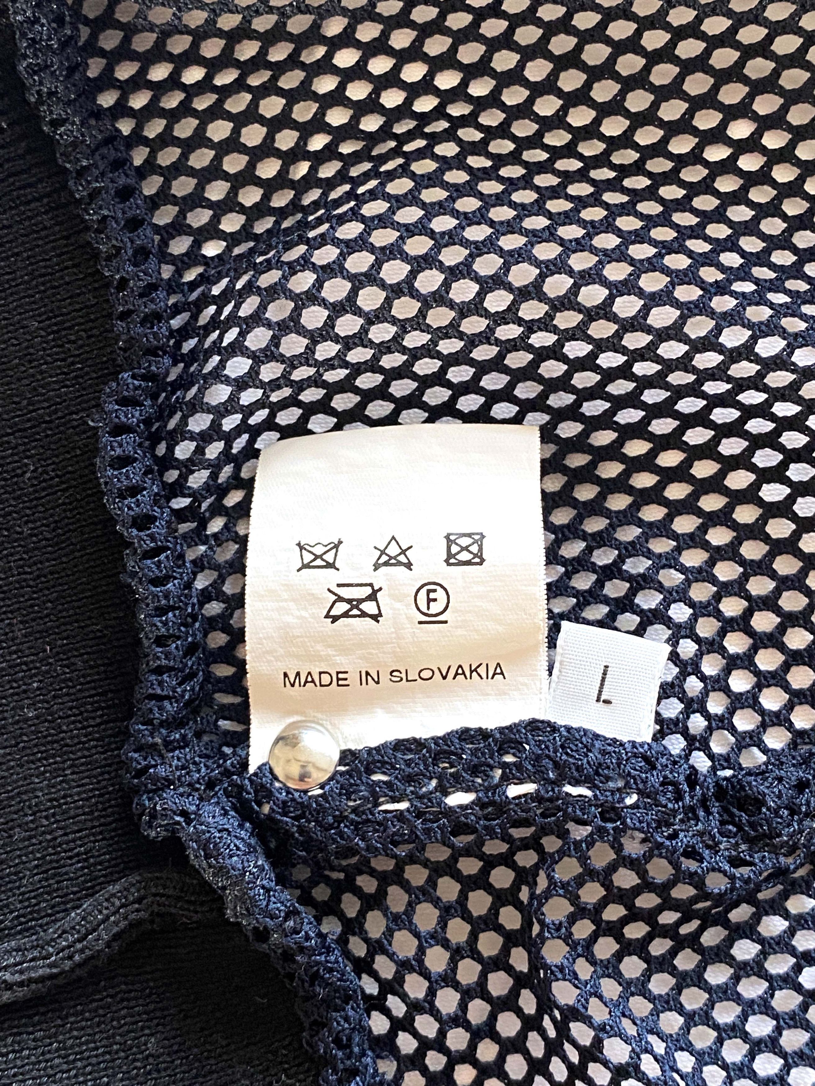 Bless BLESS M-Sweater Navy Blue Mesh Size L / US 10 / IT 46 - 5 Thumbnail