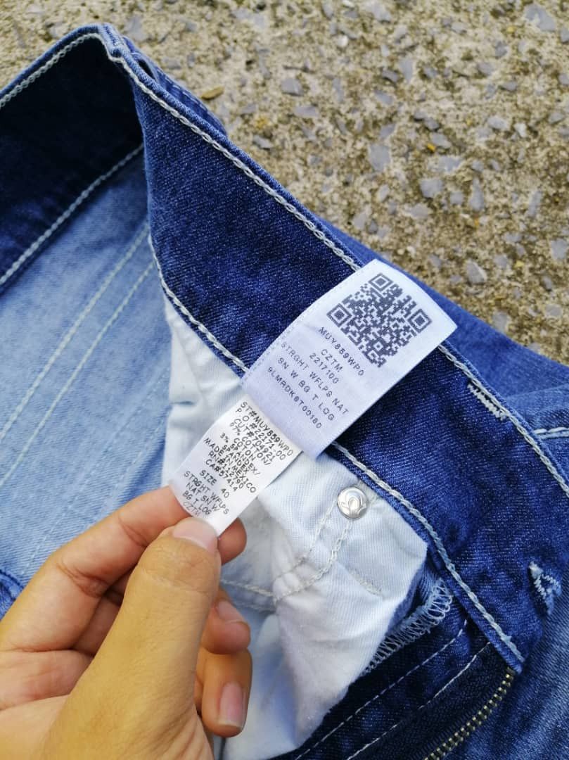 True Religion True Religion Straight Wflps Denim Jeans Size US 40 / EU 56 - 6 Thumbnail