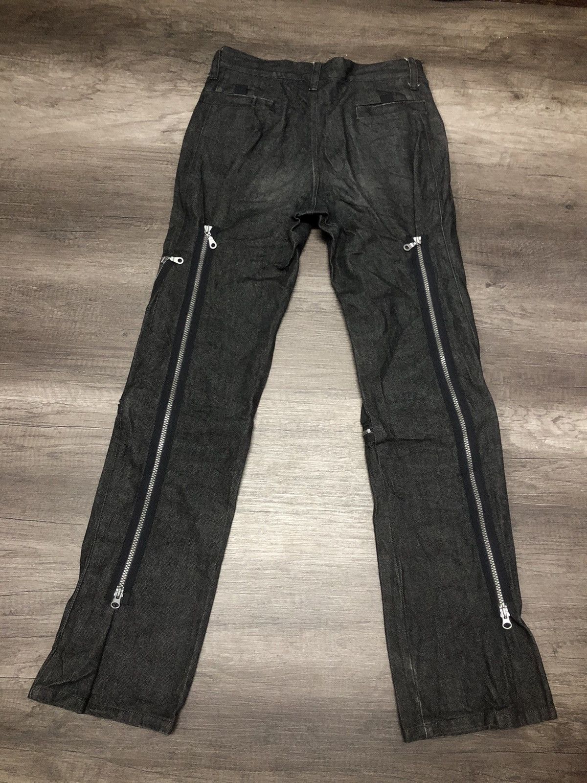 If Six Was Nine × Japanese Brand × Le Grande Bleu (L.G.B.) Vintage Setting Ons Pants Bondage Zipper Design Size US 29 - 2 Thumbnail