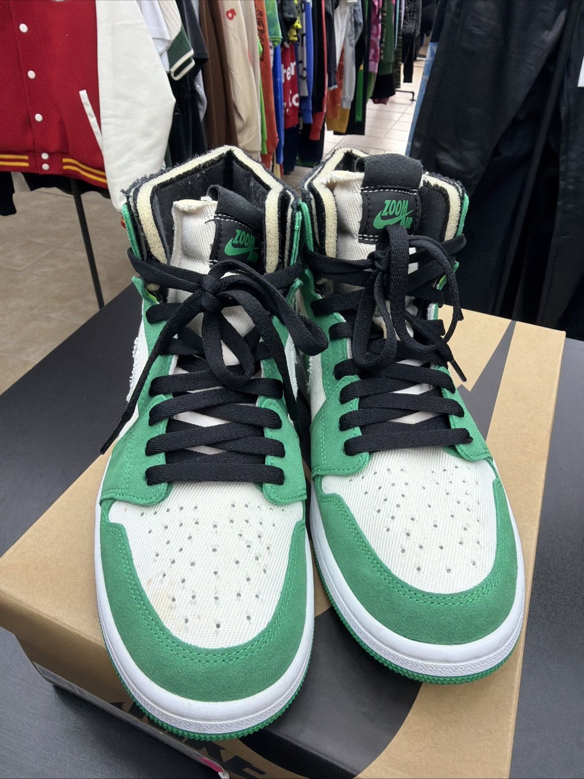 Jordan Brand Air Jordan 1 Zoom Air CMFT Black White Men's Size 10 Size US 10 / EU 43 - 13 Thumbnail