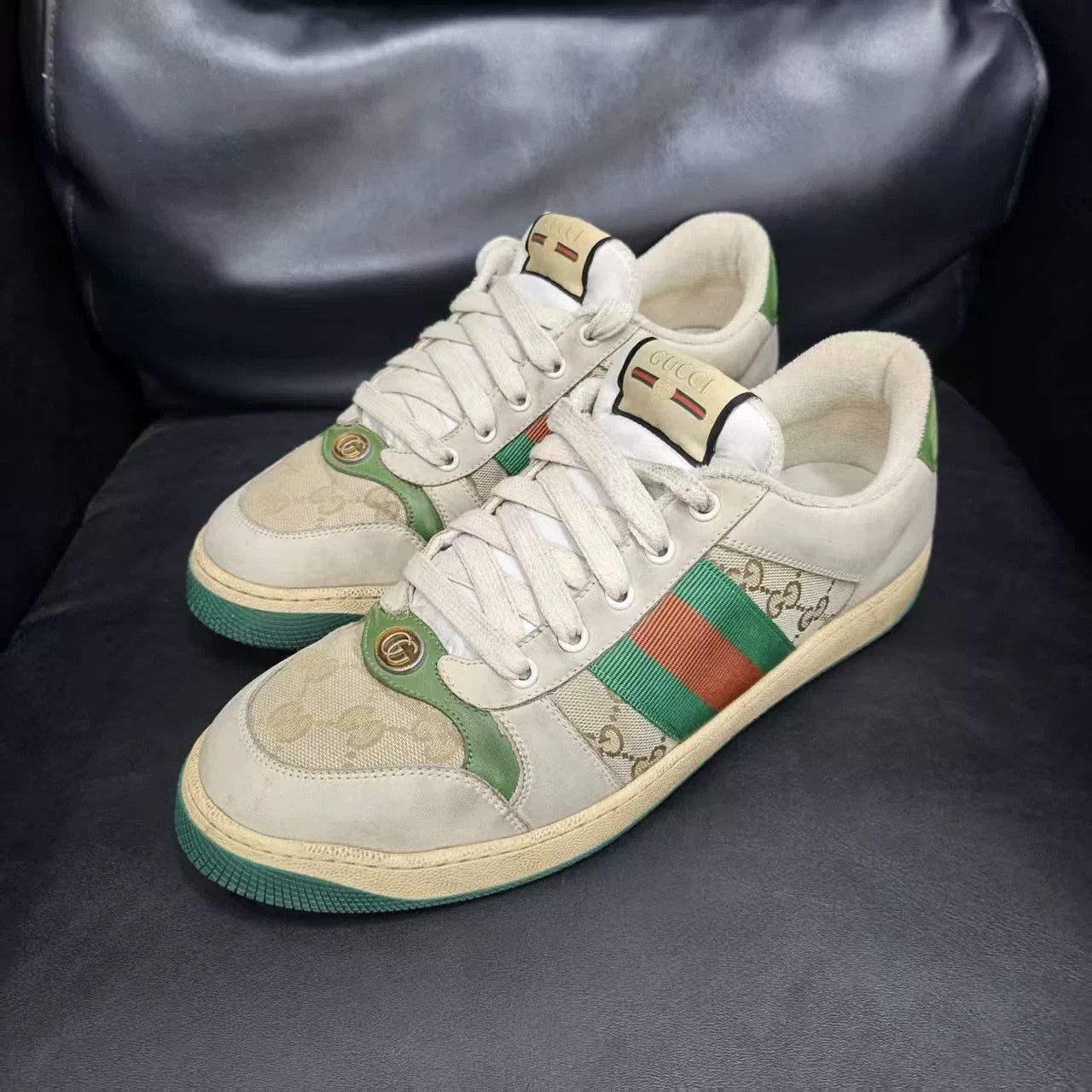 Gucci Gucci Enamel Dirty Shoes Size US 10 / EU 43 - 1 Thumbnail