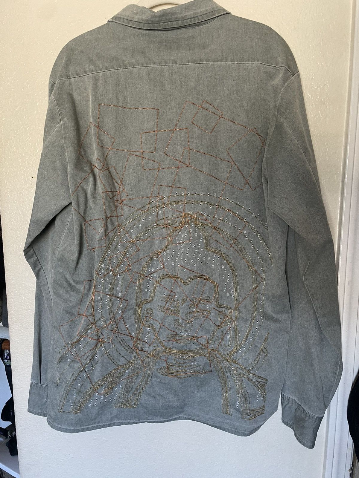 Griffin "Buddha" Embroidered Shirt Jacket Griffin Size US L / EU 52-54 / 3 - 9 Thumbnail