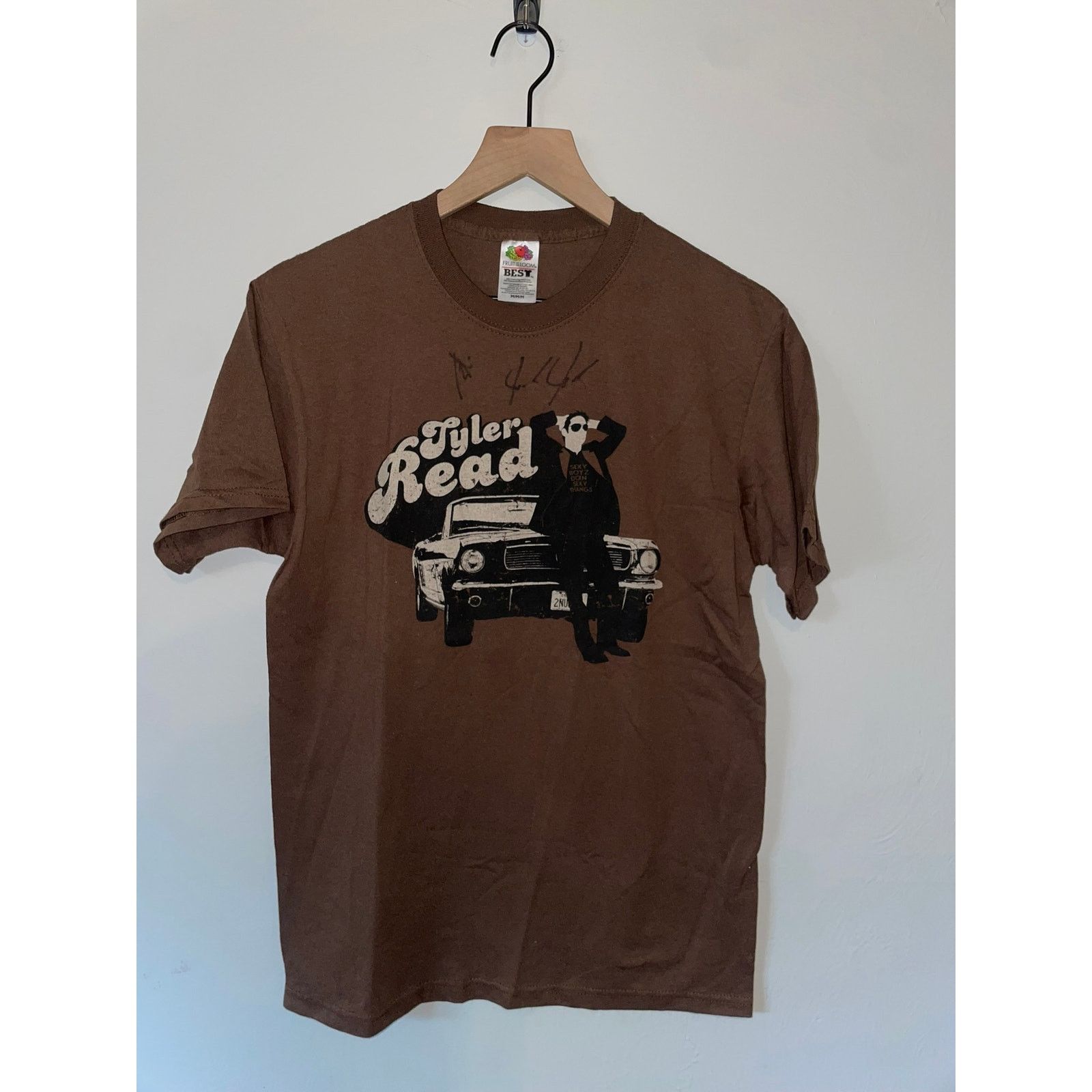 Fruit Of The Loom Vintage Tyler Read Shirt Southern Rock Band Brown Music Tee Size US M / EU 48-50 / 2 - 1 Thumbnail