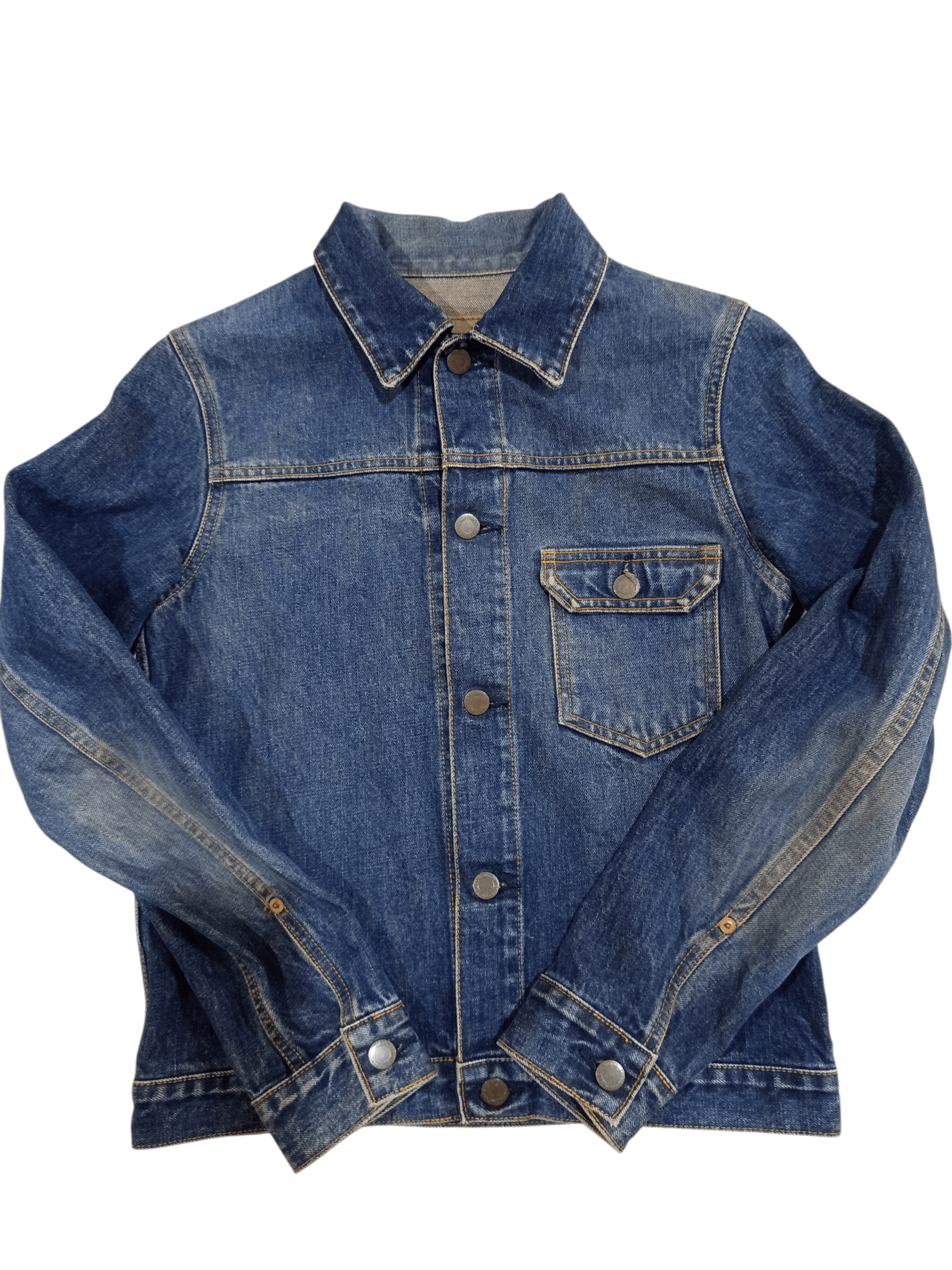 Vintage 1990s OZOC Japan Denim Trucker Jacket Size M / US 6-8 / IT 42-44 - 3 Thumbnail