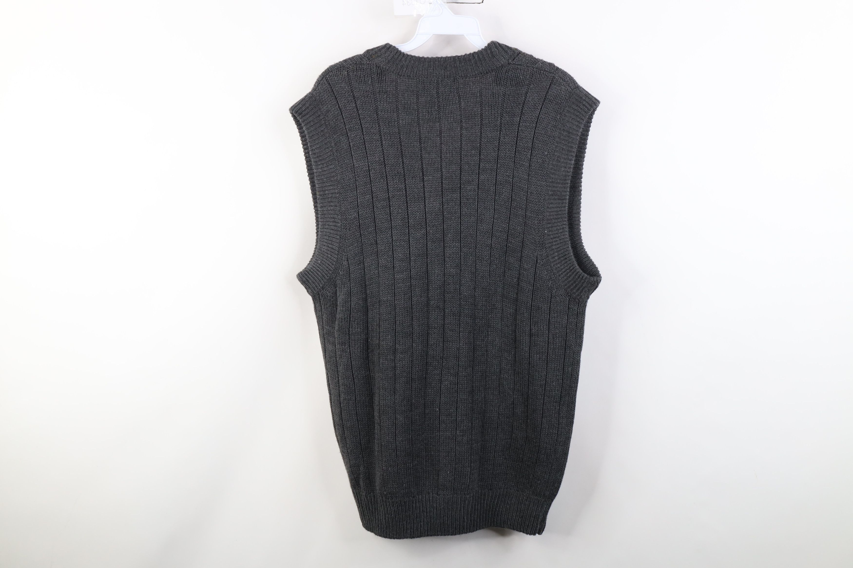 Vintage Vintage 90s Streetwear Cable Knit Fisherman Sweater Vest Size US M / EU 48-50 / 2 - 9 Thumbnail