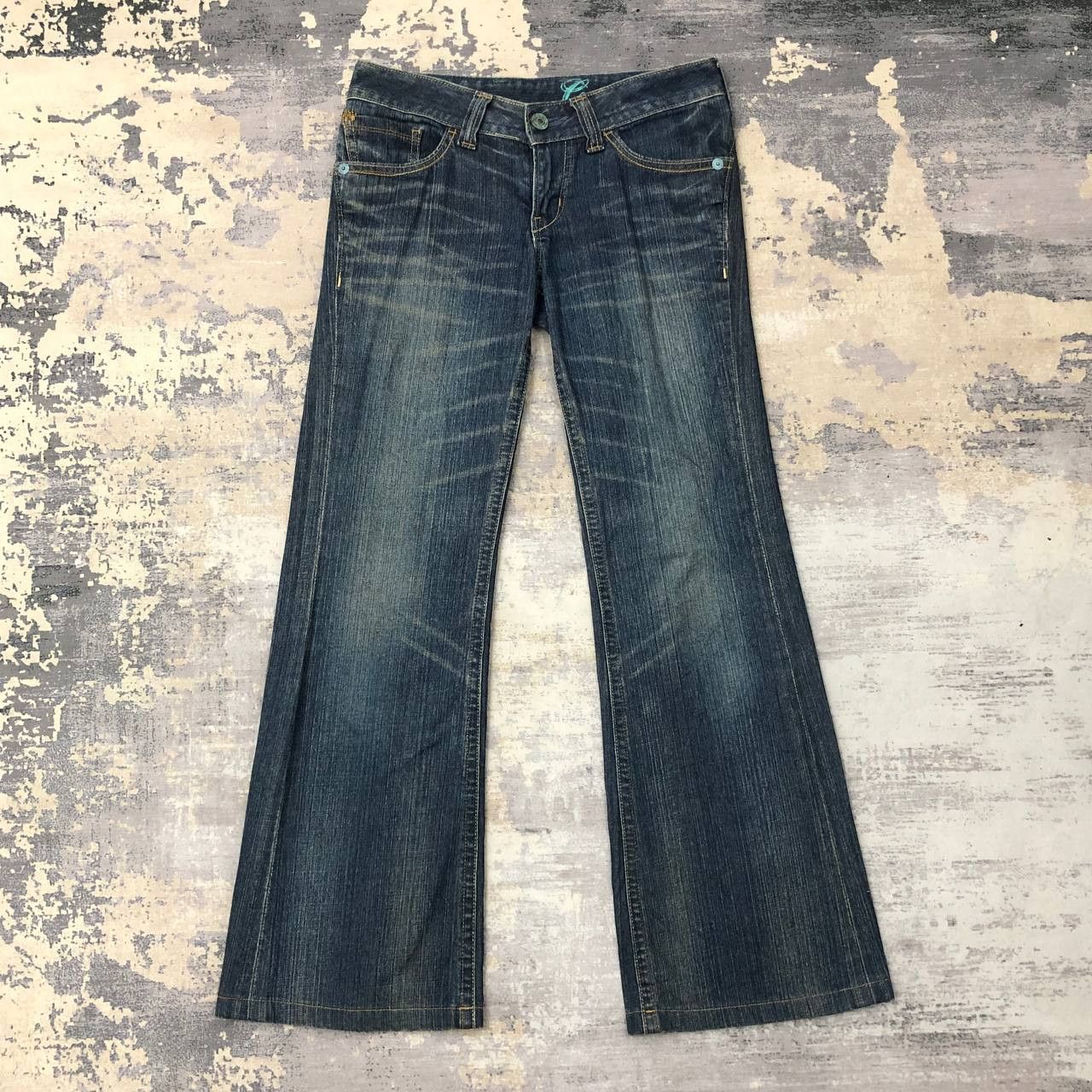 Japanese Brand P783 JAPAN GEORGIA FLARED JEANS Size US 30 / EU 46 - 2 Thumbnail