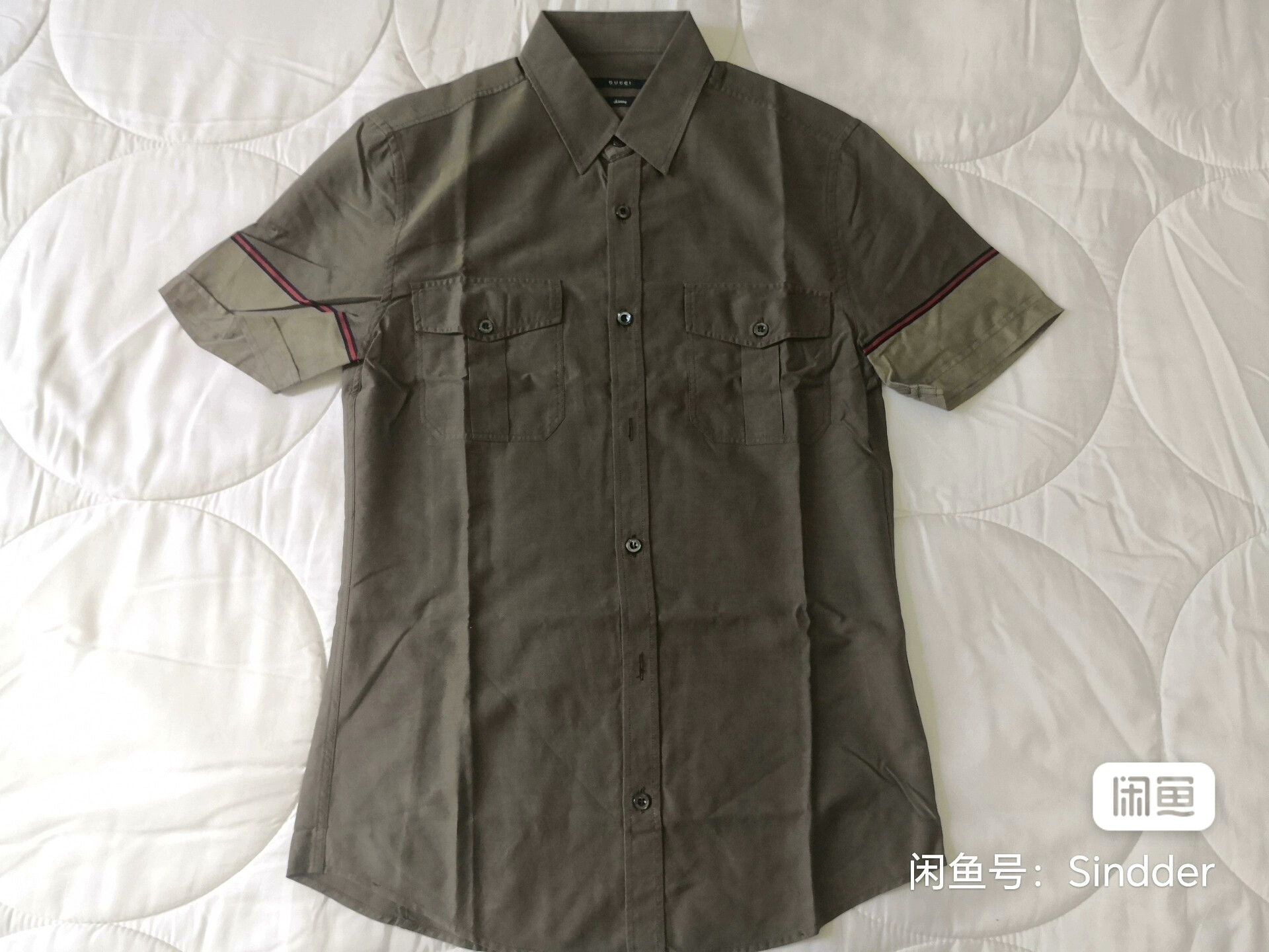 Gucci Gucci Men's Short Sleeve Shirt Size US S / EU 44-46 / 1 - 1 Thumbnail