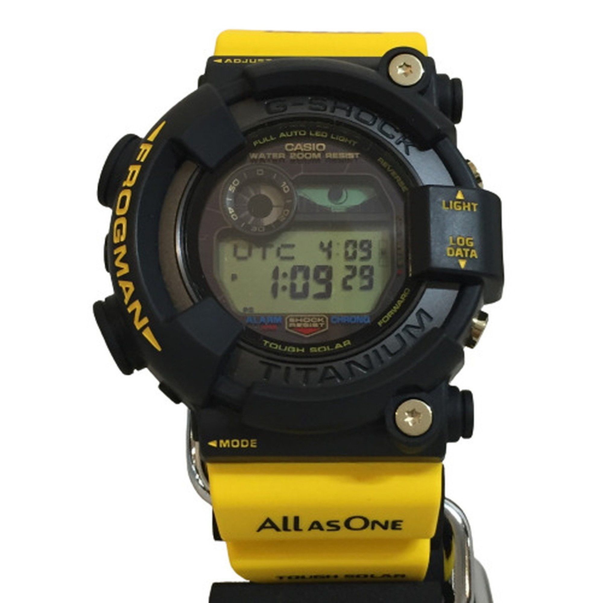 image of Casio G-Shock Watch Gw-8200K-9Jr Frogman 2023 Yellow Black Tough Solar Digital Men's It00W5578Ji7