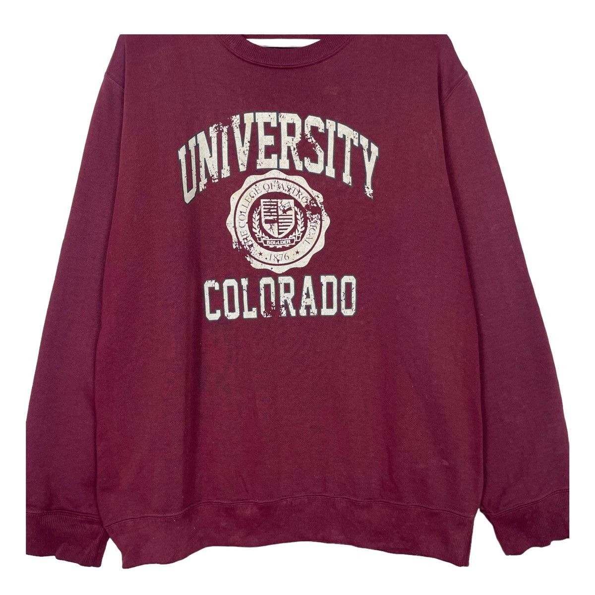 Japanese Brand 💥90s UNIVERSITY COLORADO BIG LOGO SWEATSHIRT Size US L / EU 52-54 / 3 - 5 Thumbnail