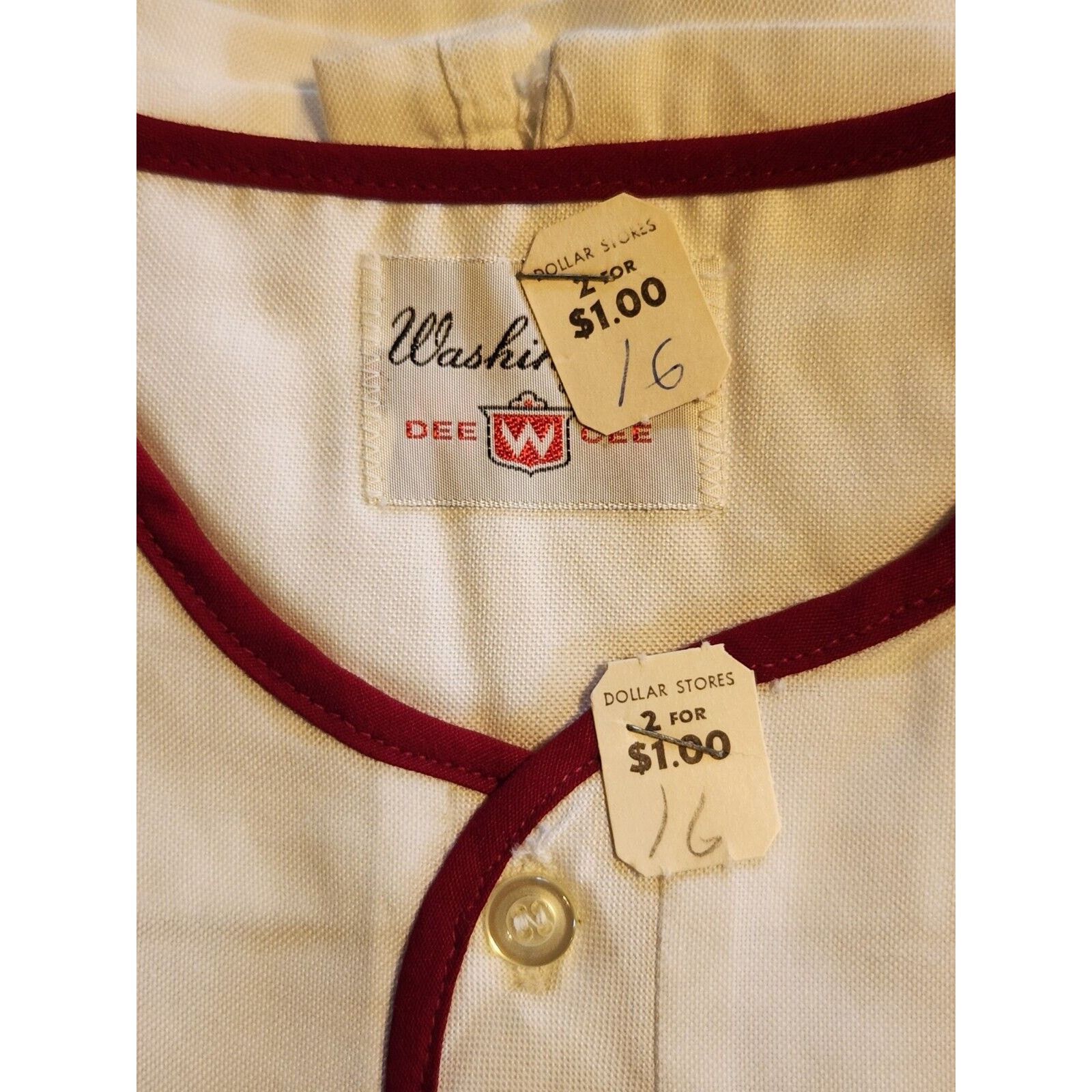Other Washington DEE CEE shirt 1950's or older NOS Anchor patch 16 Size US M / EU 48-50 / 2 - 2 Thumbnail