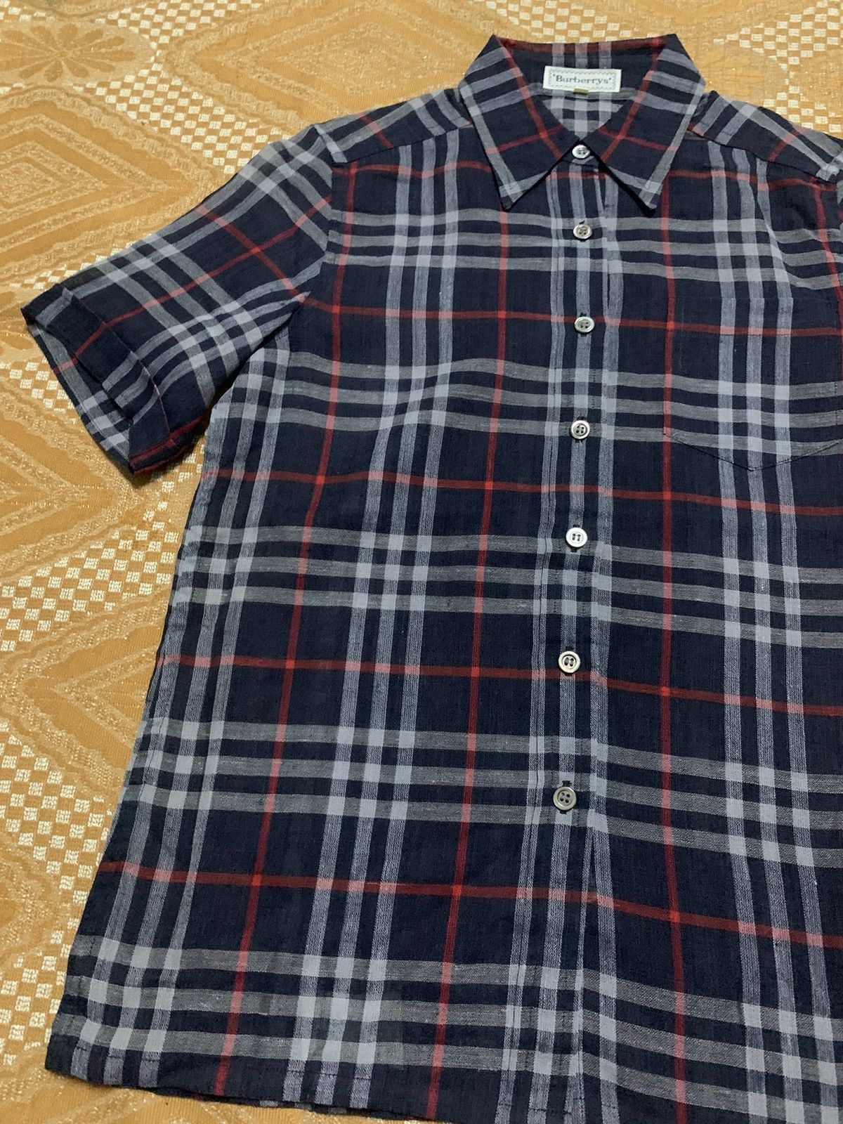 Burberry 90s BURBERRYS NOVACHECK BUTTON UP WOOL Size US XS / EU 42 / 0 - 4 Thumbnail