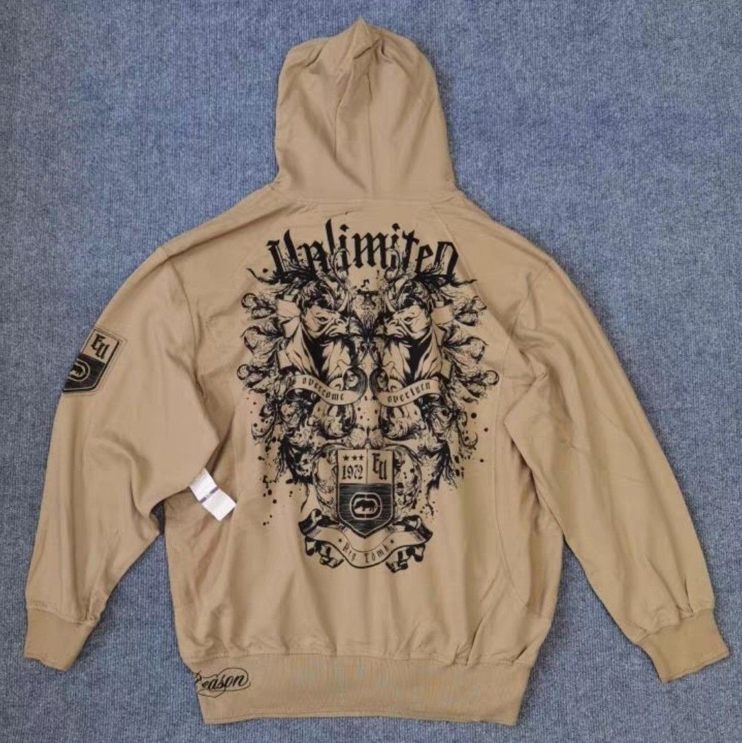 Ecko Unltd. ecko unltd grunge printed zipup hoodie Size US XXL / EU 58 / 5 - 3 Thumbnail