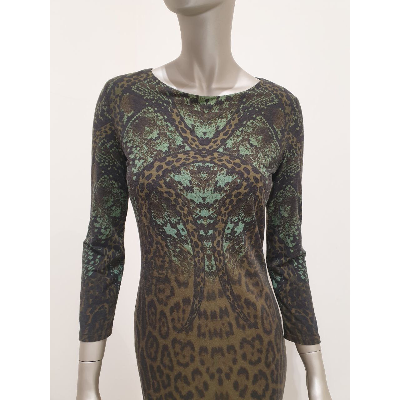 Roberto Cavalli Roberto Cavalli Leopard Print Dress - Size 44 (US 8) Size M / US 6-8 / IT 42-44 - 2 Thumbnail