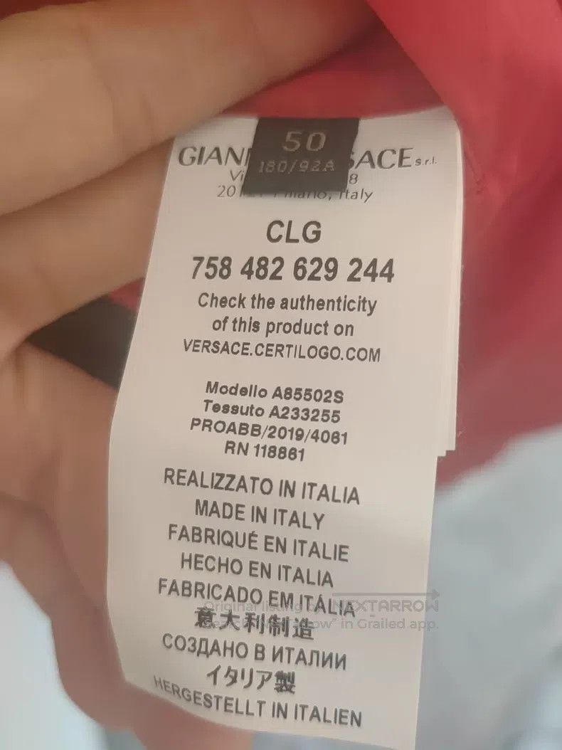 Versace Versace Red down jacket Size US M / EU 48-50 / 2 - 2 Thumbnail