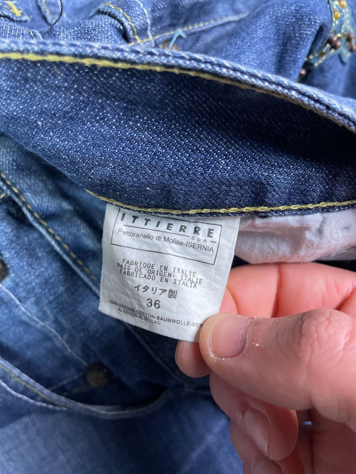 Just Cavalli × Roberto Cavalli × Vintage Vintage Just Cavalli Denim jeans pants Size US 36 / EU 52 - 10 Thumbnail