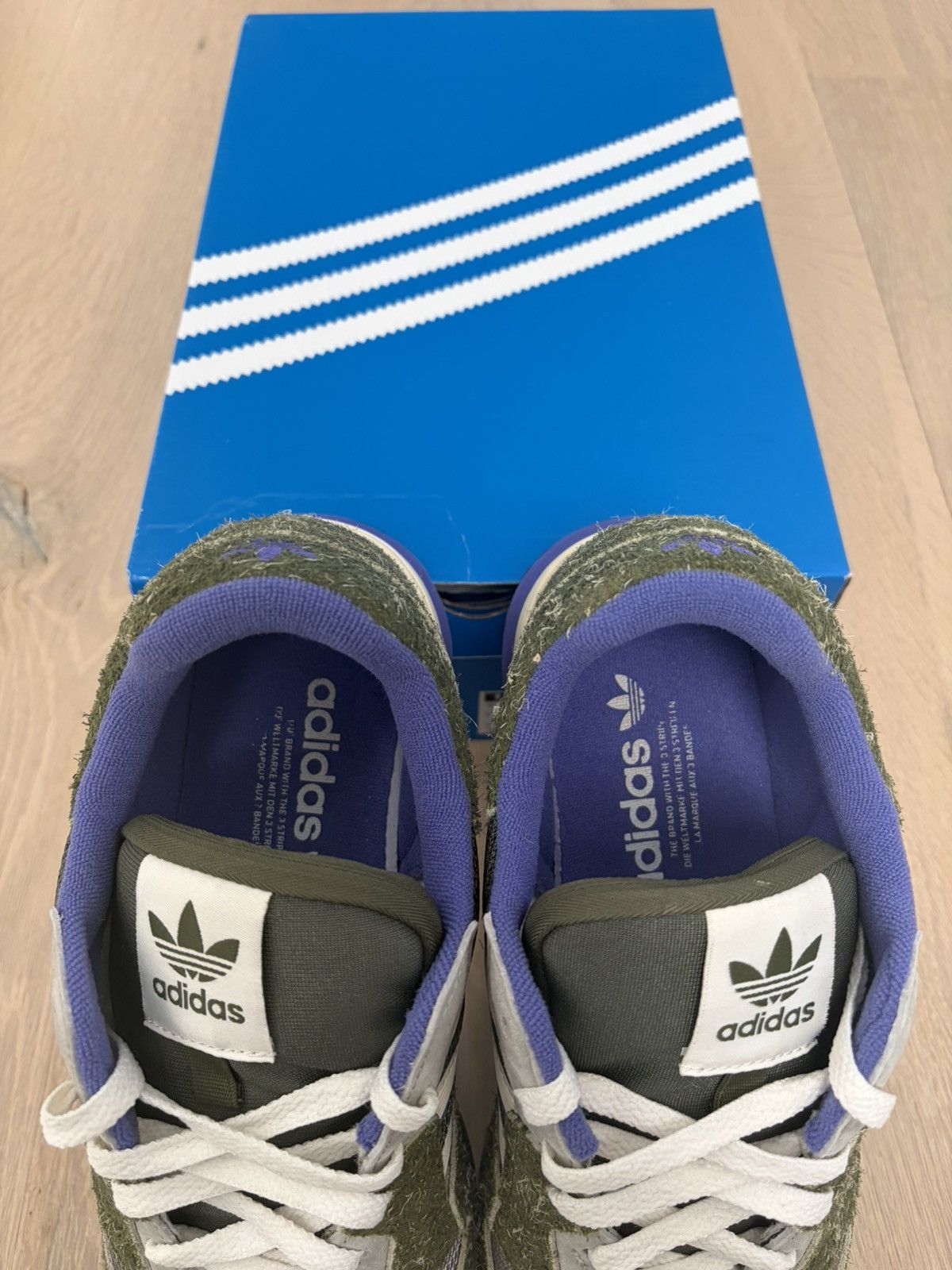 Adidas adidas ZX 420 FZ0255 Skunk Green White Purple Trainers Size US 9 / EU 42 - 8 Thumbnail