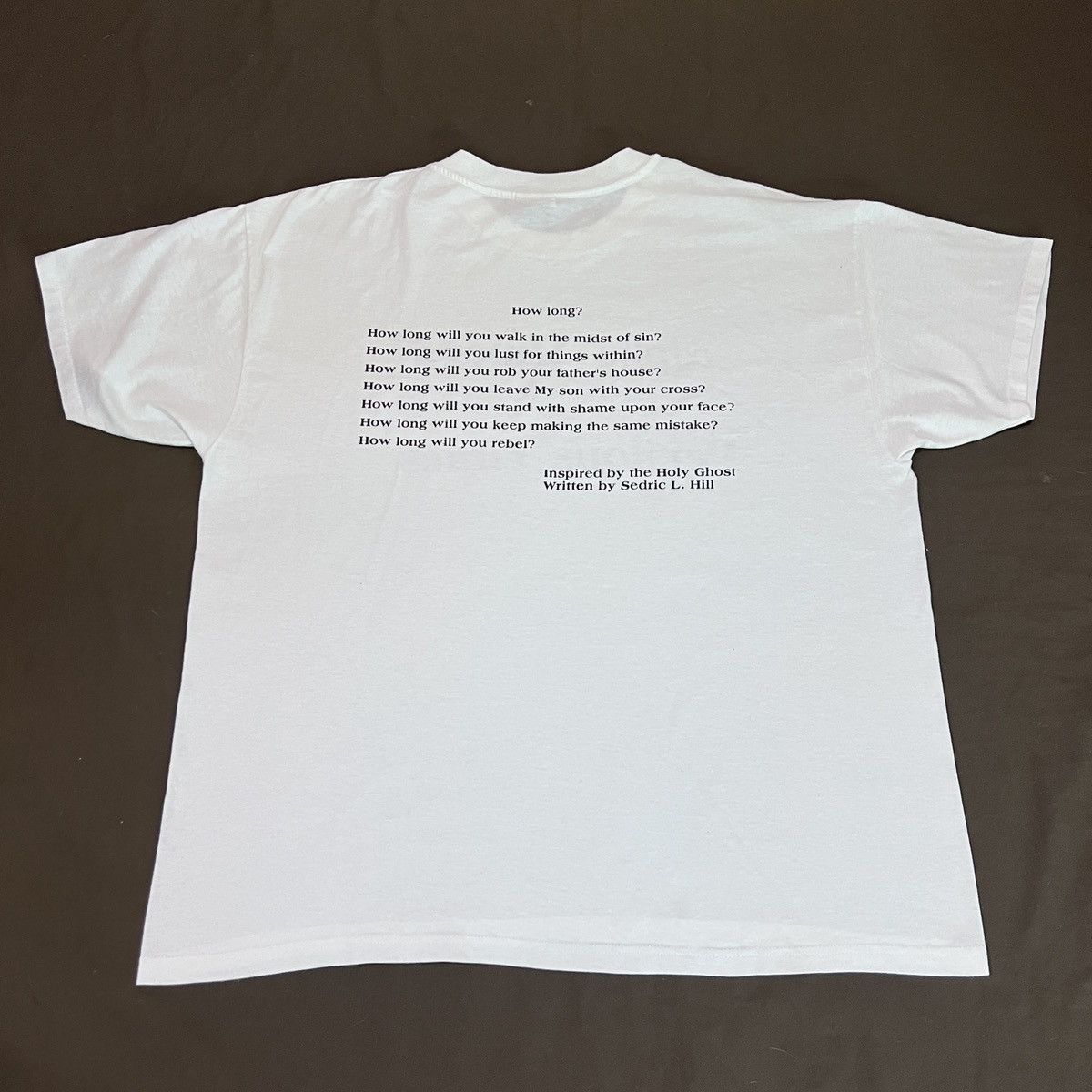 Other Vintage 90s Perilous Time Holy Ghost Jesus God Bible Tee XL Size US XL / EU 56 / 4 - 4 Thumbnail
