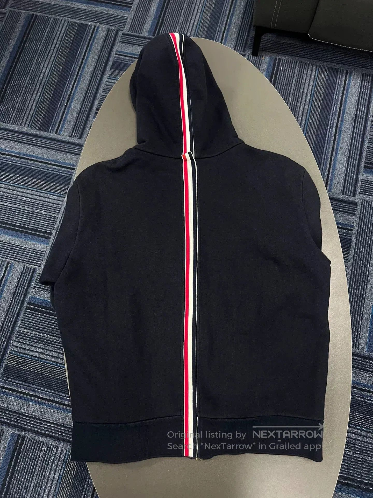 Thom Browne thom browne navy striped zip hoodie. Size US M / EU 48-50 / 2 - 2 Thumbnail