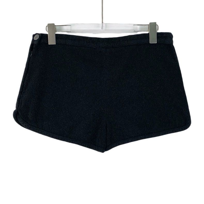 Chanel Chanel Black glitter cotton casual knitted shorts Size 25" / US 0 / IT 36 - 2 Thumbnail